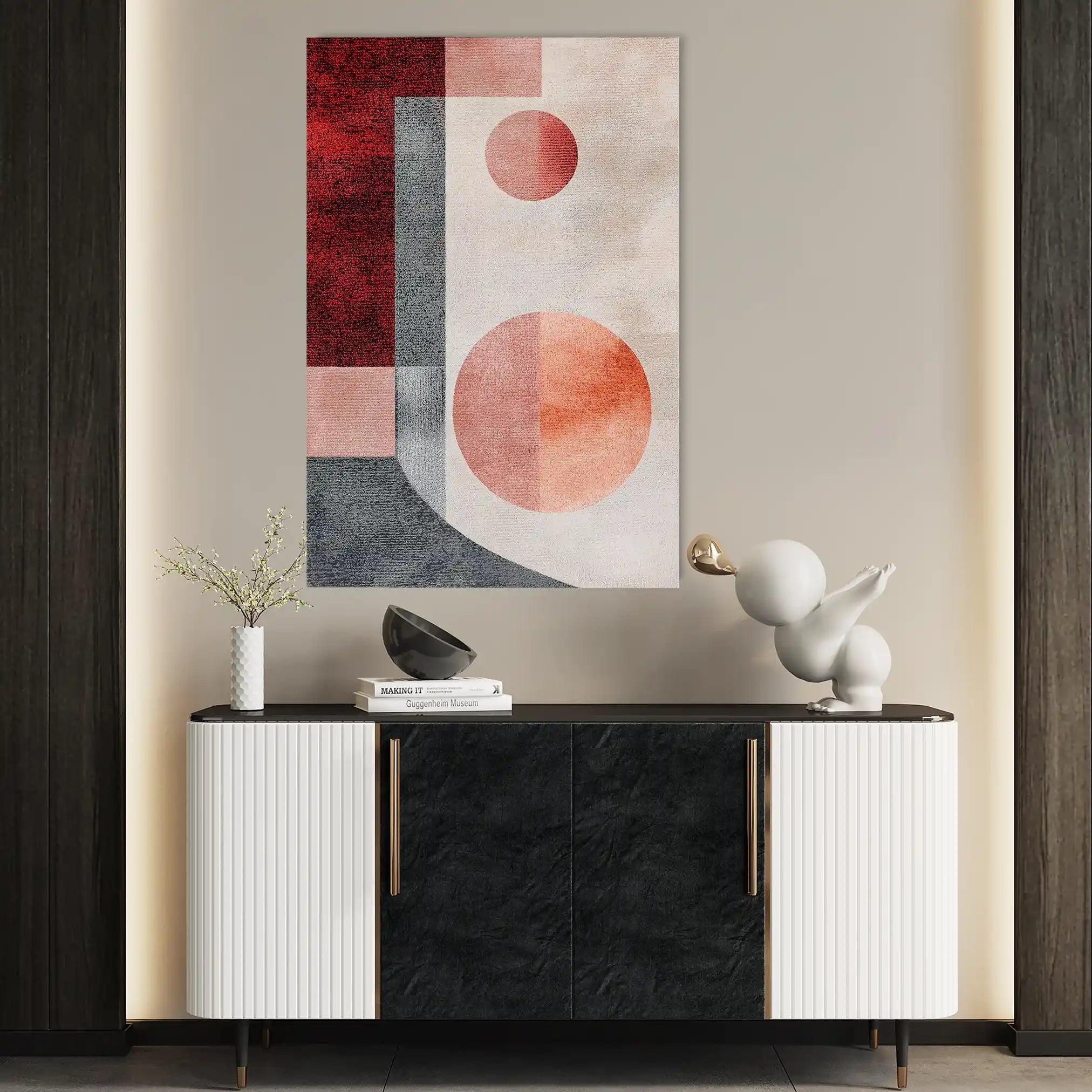 Abstract 597 Canvas Art 60 x 40 cm / Stretched on hidden frame