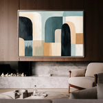 Abstract 598 Canvas Art 60 x 40 cm / Stretched on hidden frame