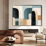 Abstract 598 Canvas Art 60 x 40 cm / Stretched on hidden frame