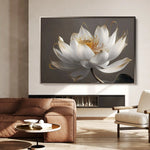 Floral Canvas Wall Art WAD599-F 90 x 60 cm / Stretched on hidden frame