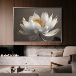 Floral Canvas Wall Art WAD599-F 90 x 60 cm / Stretched on hidden frame