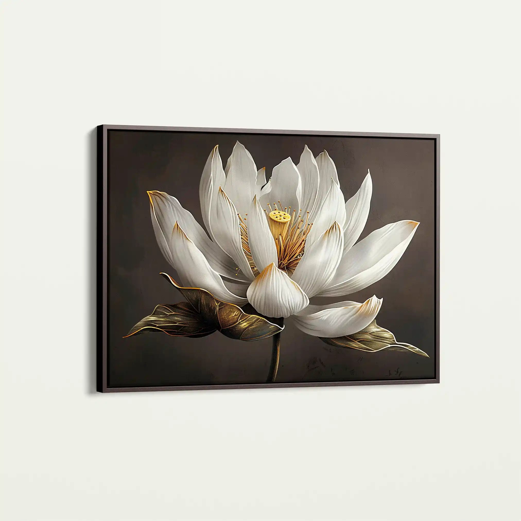 Floral Canvas Wall Art WAD600-F 90 x 60 cm / Stretched on hidden frame