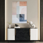 Abstract 602 Canvas Art 60 x 40 cm / Stretched on hidden frame
