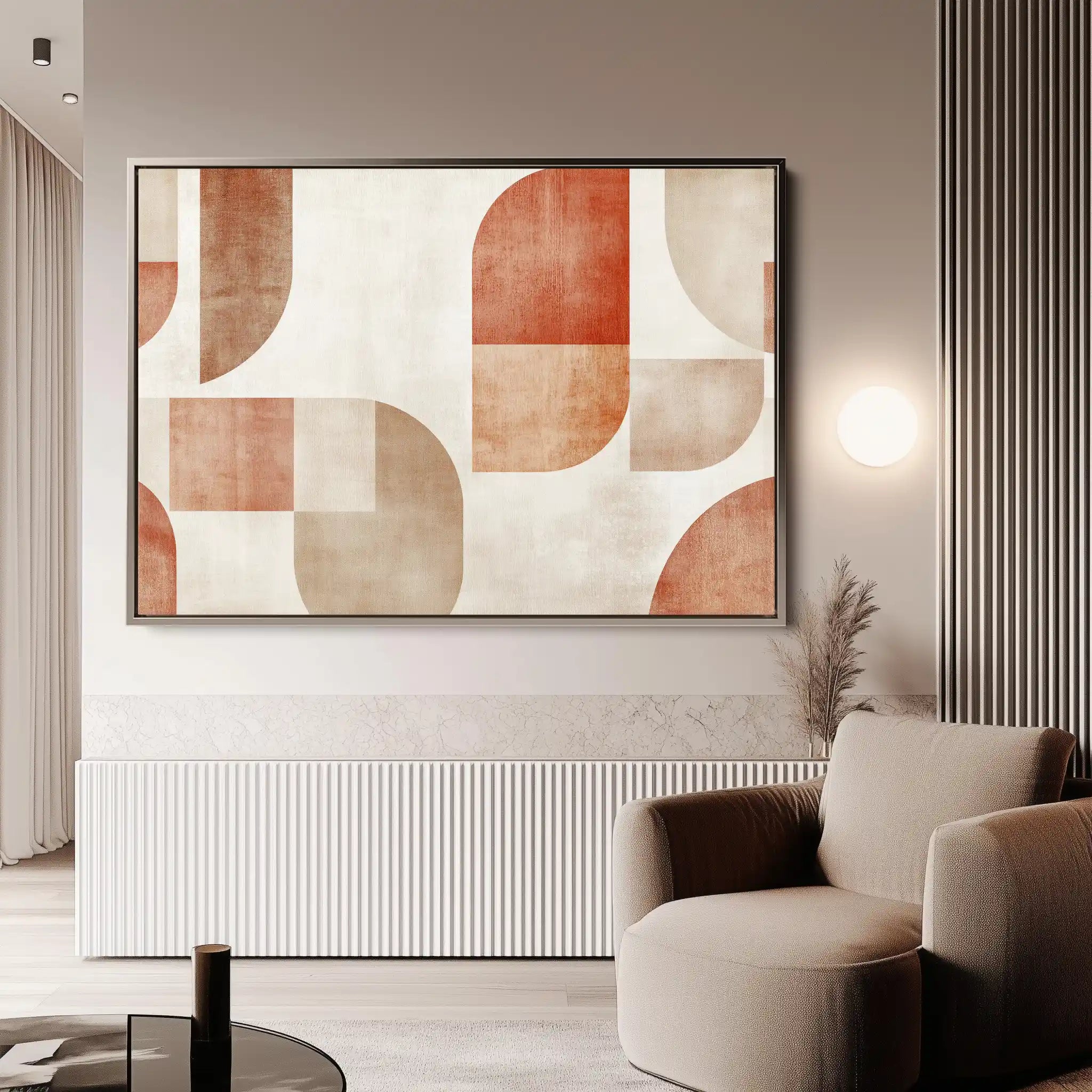 Abstract 603 Canvas Art 60 x 40 cm / Stretched on hidden frame