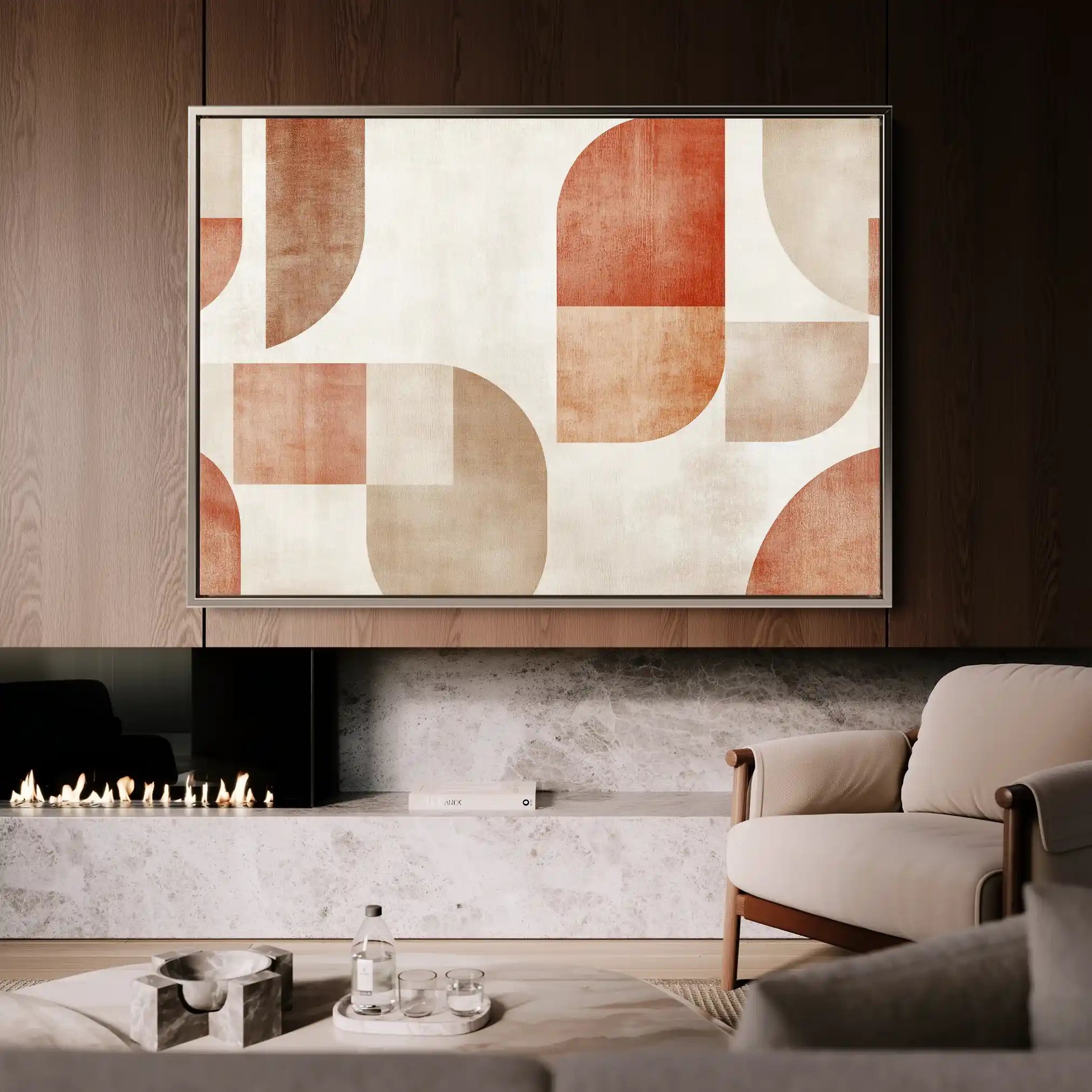 Abstract 603 Canvas Art 60 x 40 cm / Stretched on hidden frame