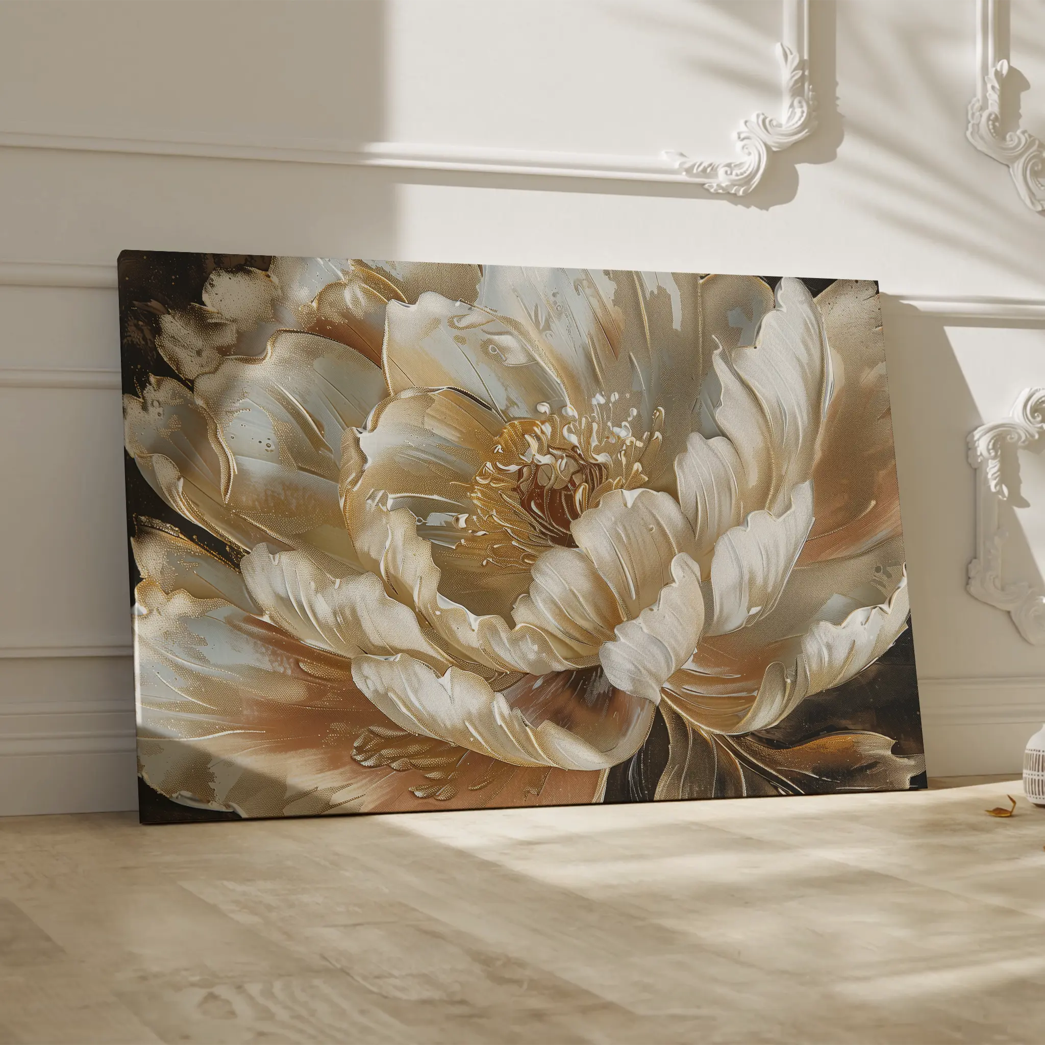 Floral Canvas Wall Art WAD604-F 90 x 60 cm / Stretched on hidden frame