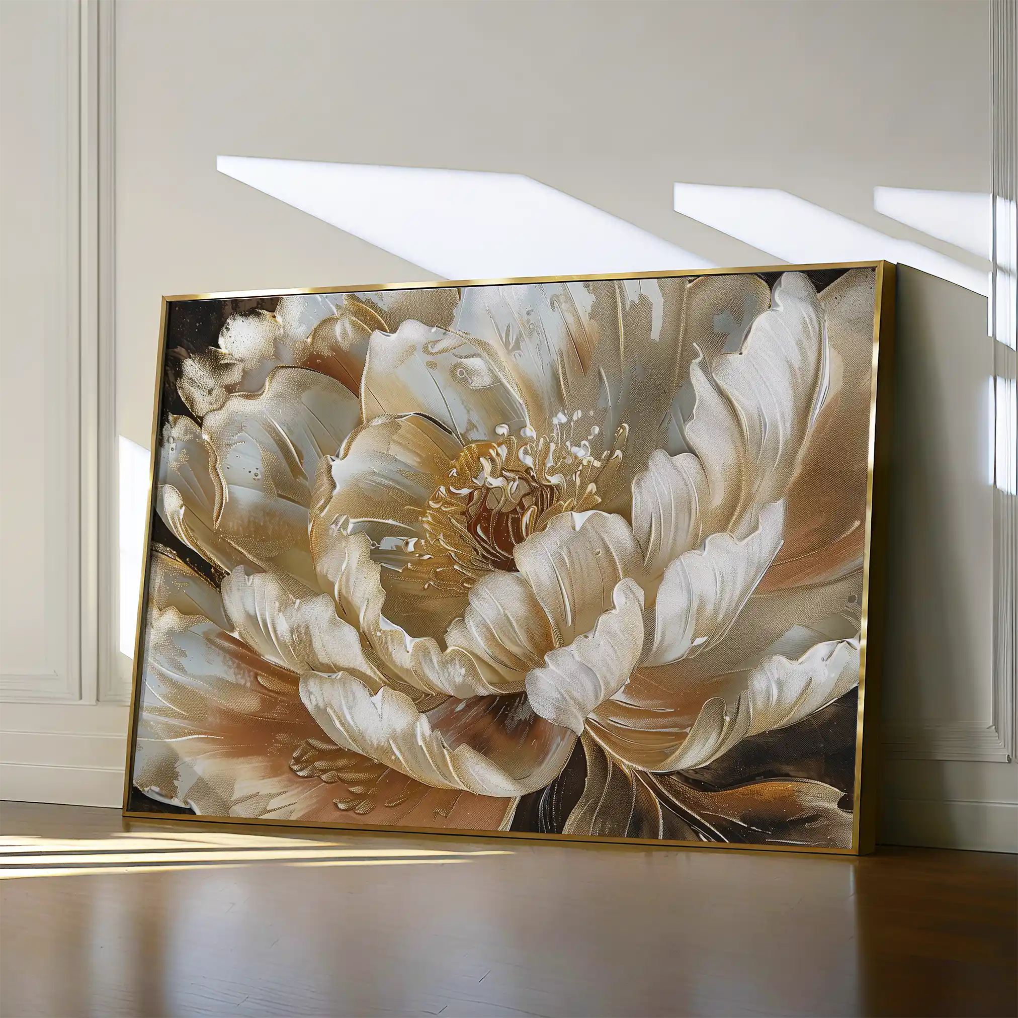 Floral Canvas Wall Art WAD604-F 90 x 60 cm / Stretched on hidden frame