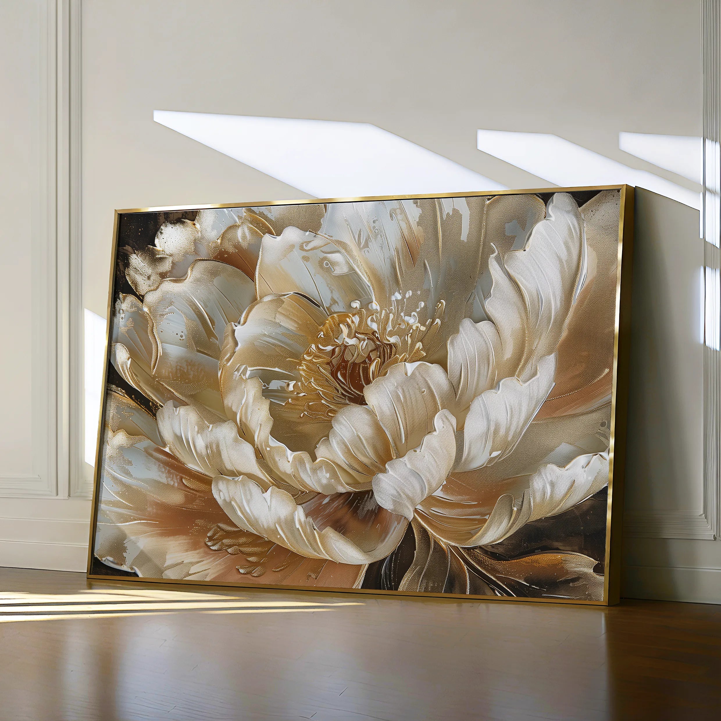 Floral Canvas Wall Art WAD604-F 90 x 60 cm / Stretched on hidden frame