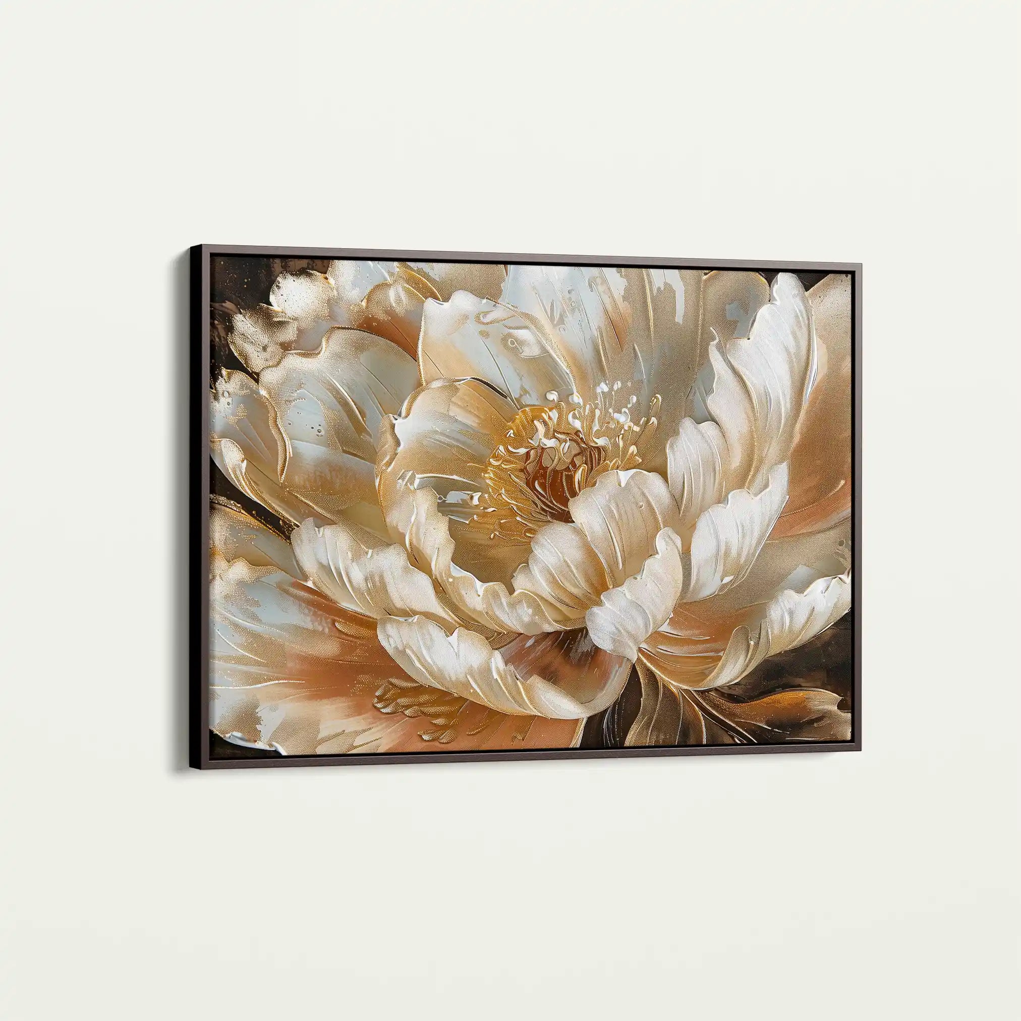 Floral Canvas Wall Art WAD604-F 90 x 60 cm / Stretched on hidden frame