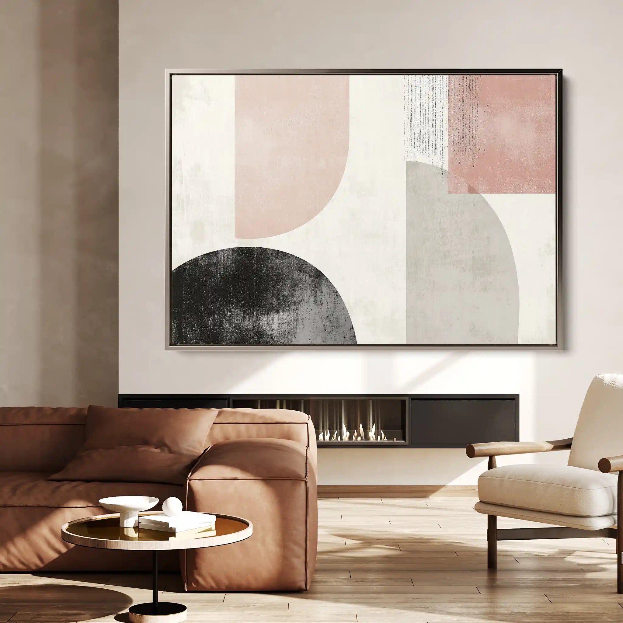 Abstract 605 Canvas Art 60 x 40 cm / Stretched on hidden frame
