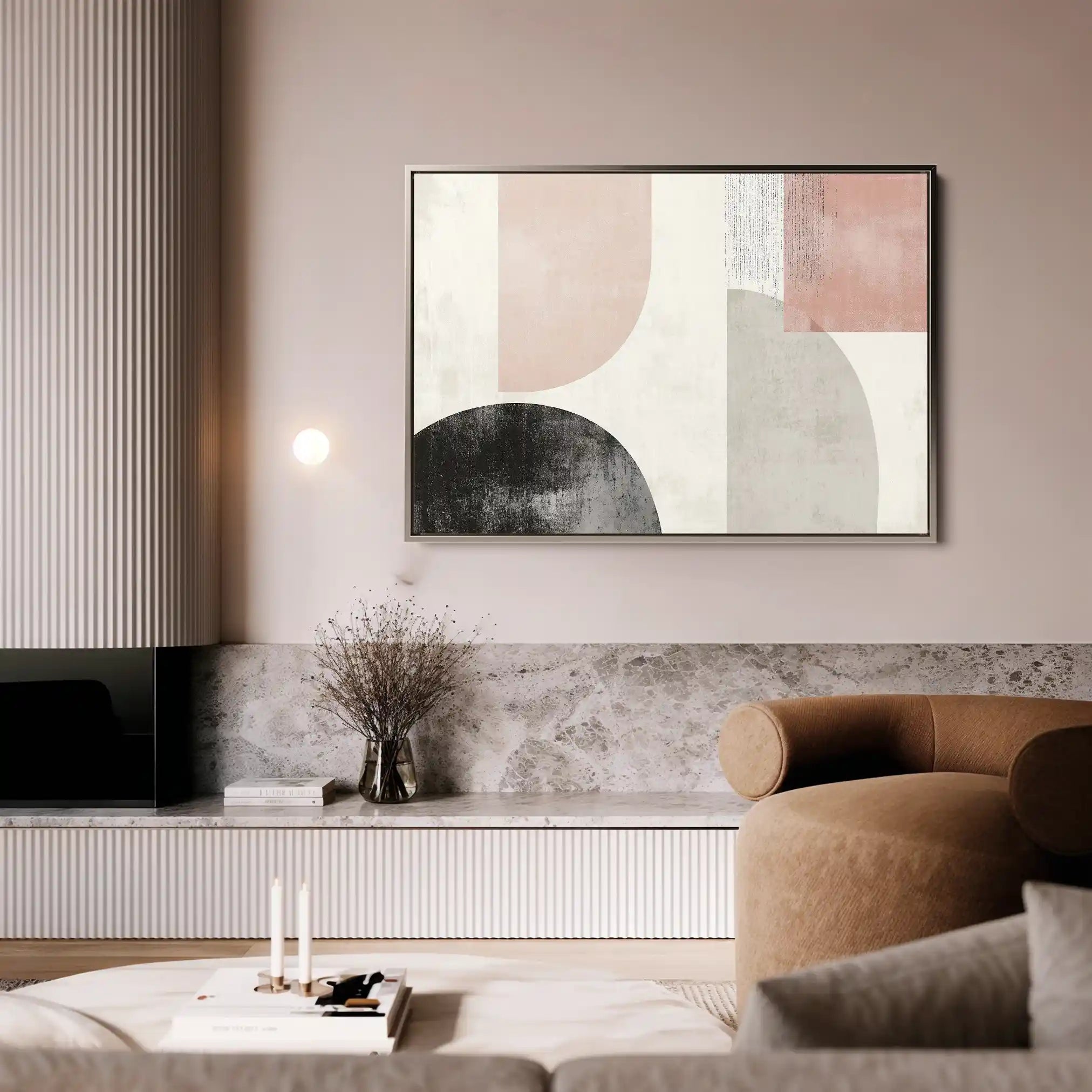 Abstract 605 Canvas Art 60 x 40 cm / Stretched on hidden frame