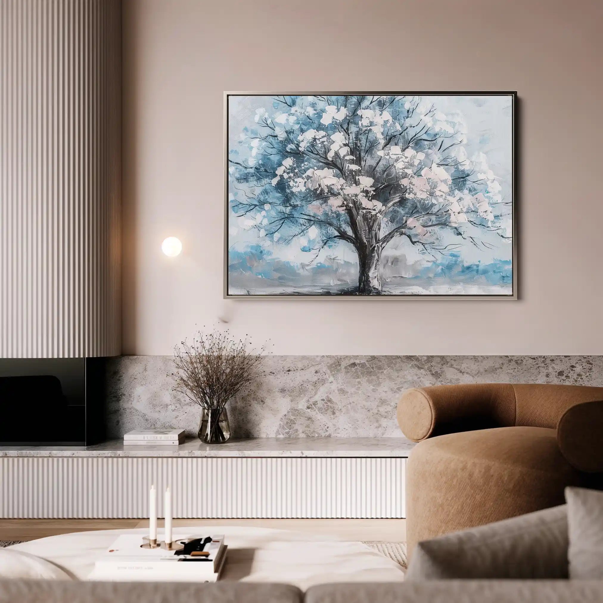 Floral Canvas Wall Art WAD606-F 90 x 60 cm / Stretched on hidden frame