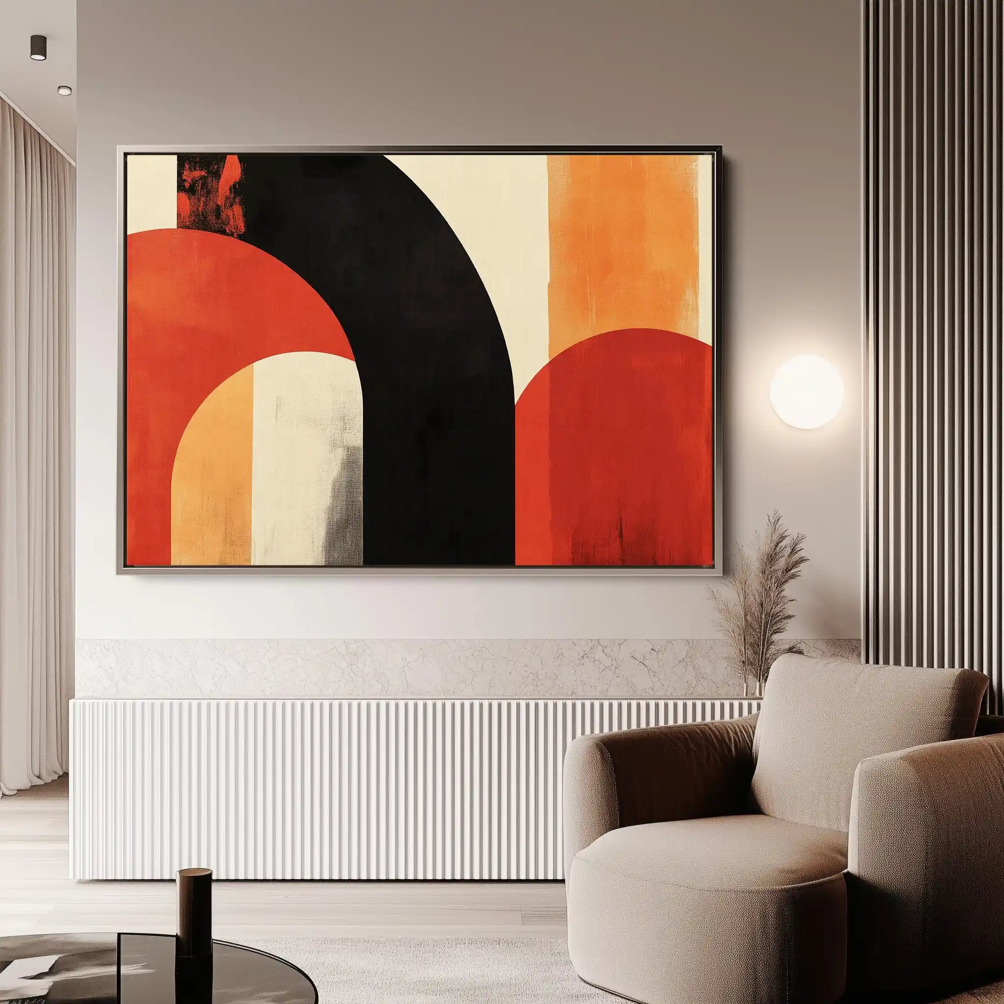 Abstract 607 Canvas Art 60 x 40 cm / Stretched on hidden frame