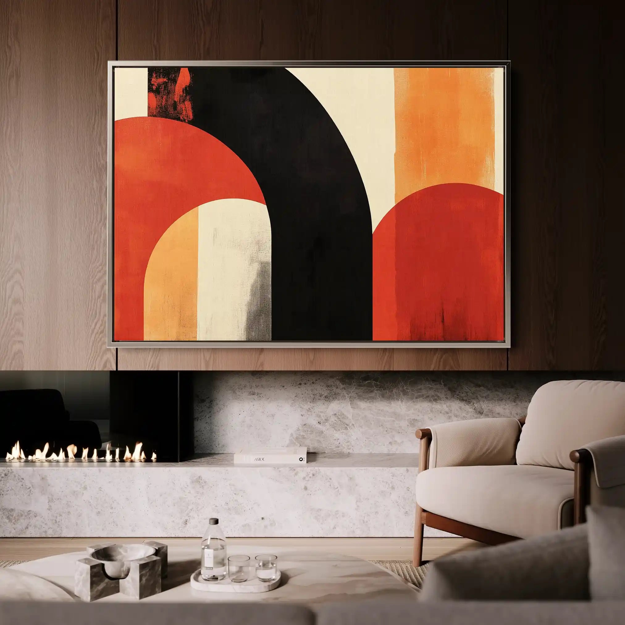 Abstract 607 Canvas Art 60 x 40 cm / Stretched on hidden frame