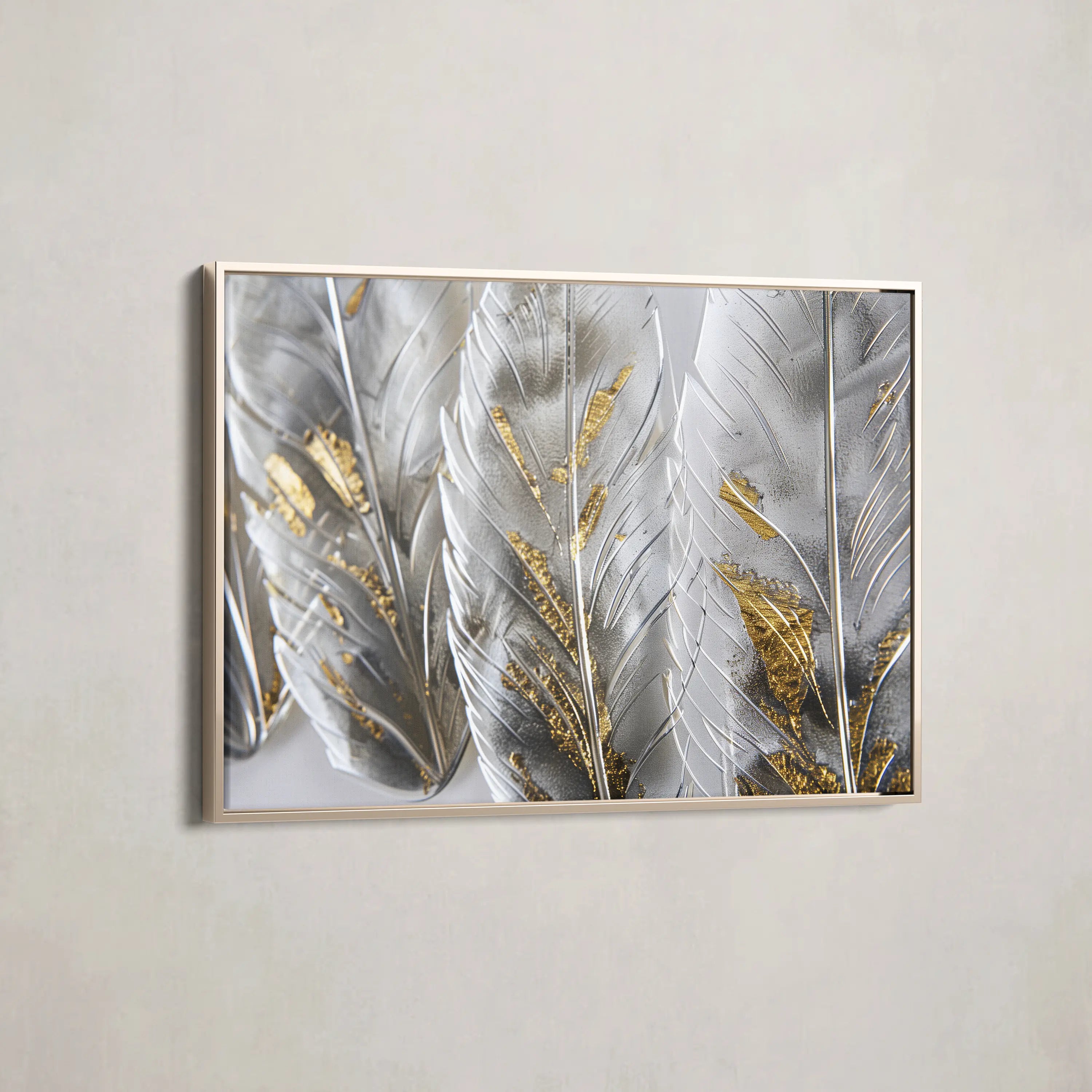 Floral Canvas Wall Art WAD607-F 90 x 60 cm / Stretched on hidden frame