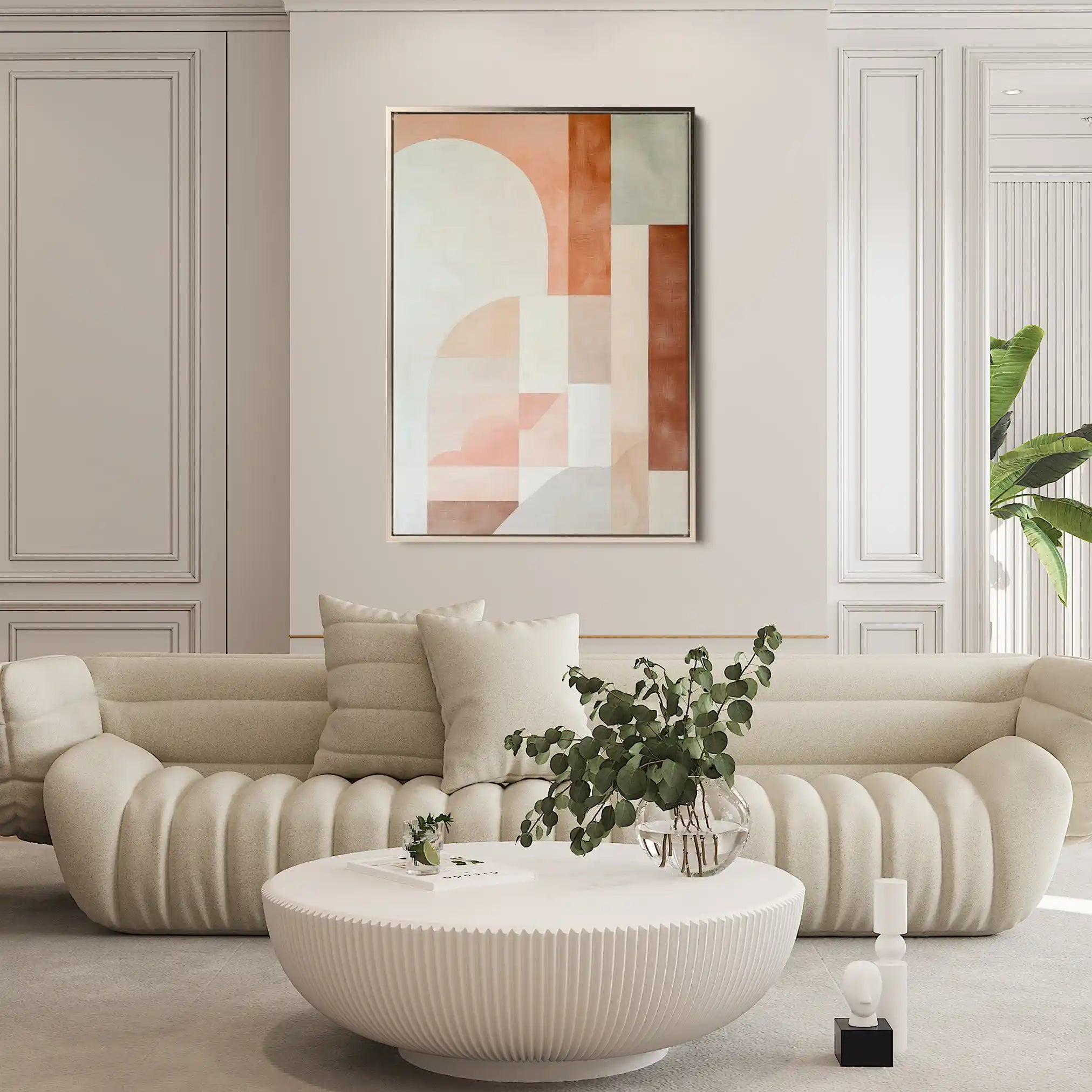 Abstract 608 Canvas Art 60 x 40 cm / Stretched on hidden frame