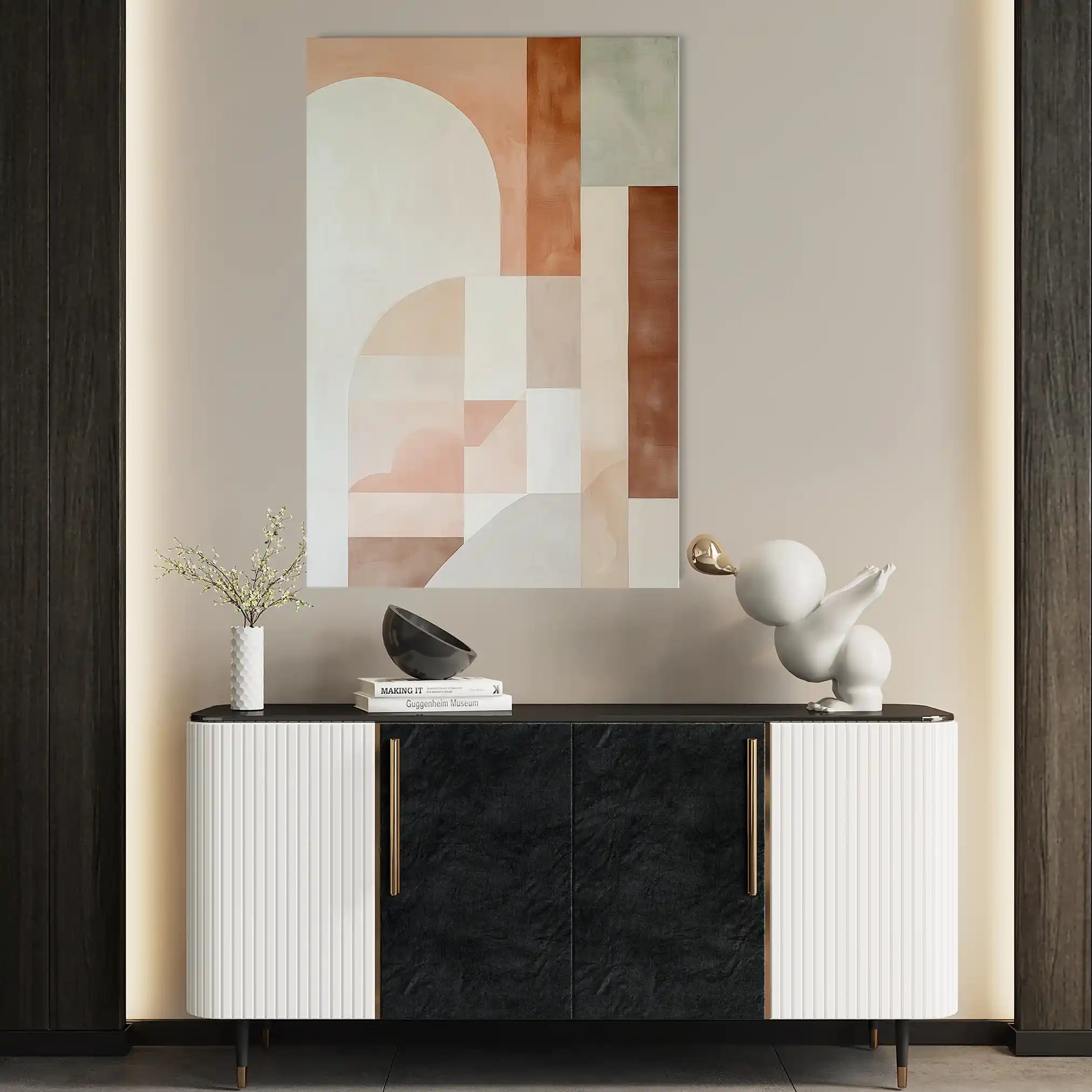 Abstract 608 Canvas Art 60 x 40 cm / Stretched on hidden frame