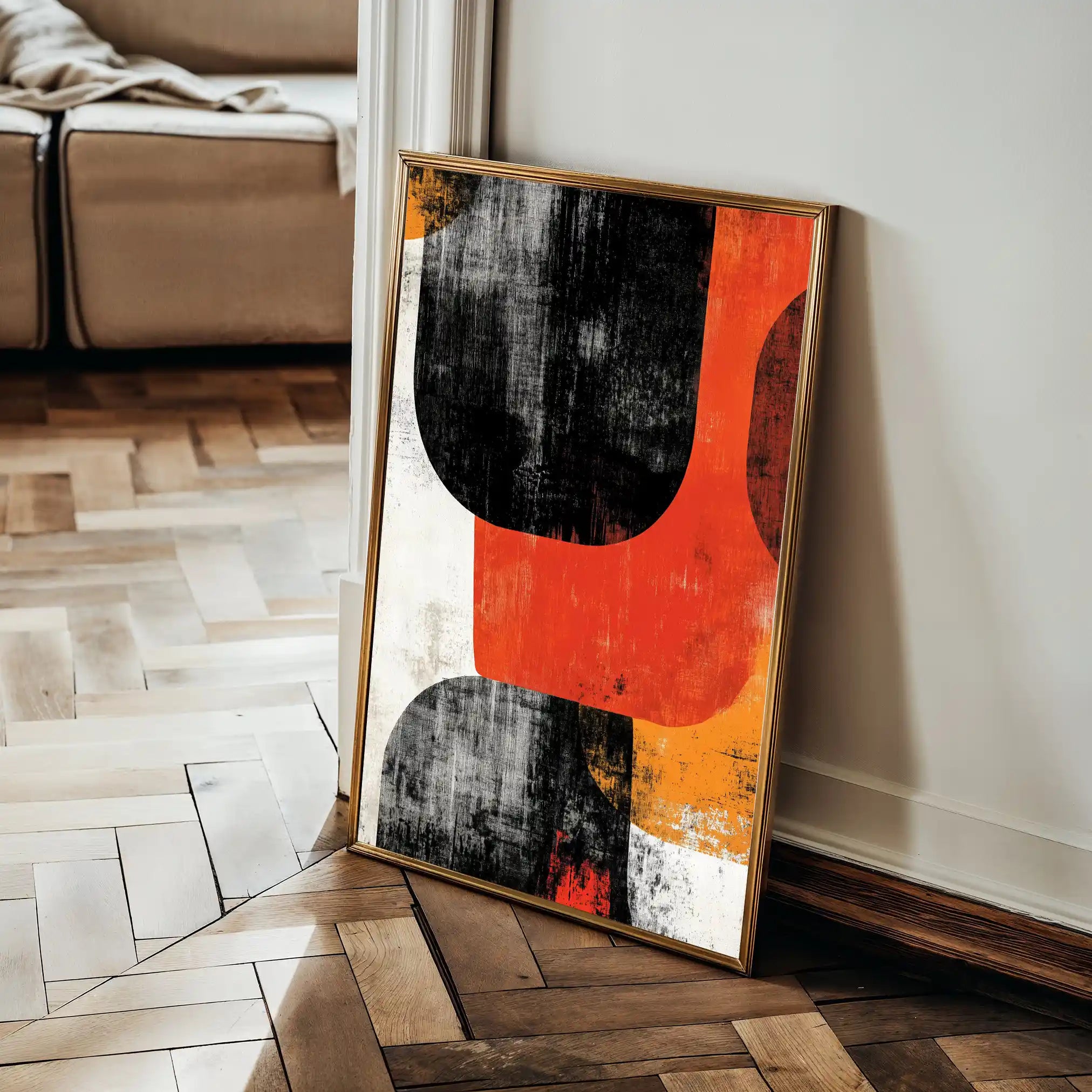 Abstract 609 Canvas Art 60 x 40 cm / Stretched on hidden frame