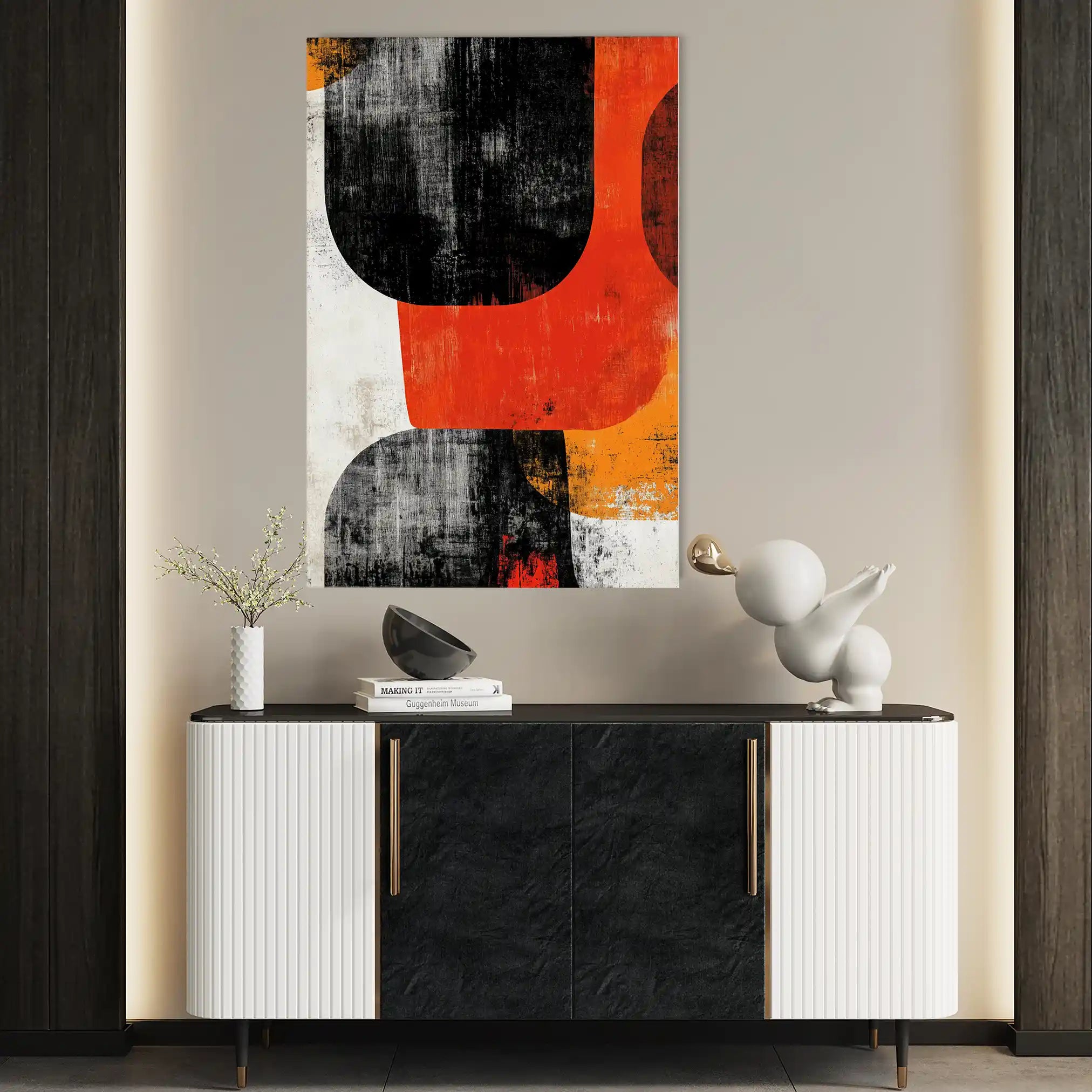 Abstract 609 Canvas Art 60 x 40 cm / Stretched on hidden frame
