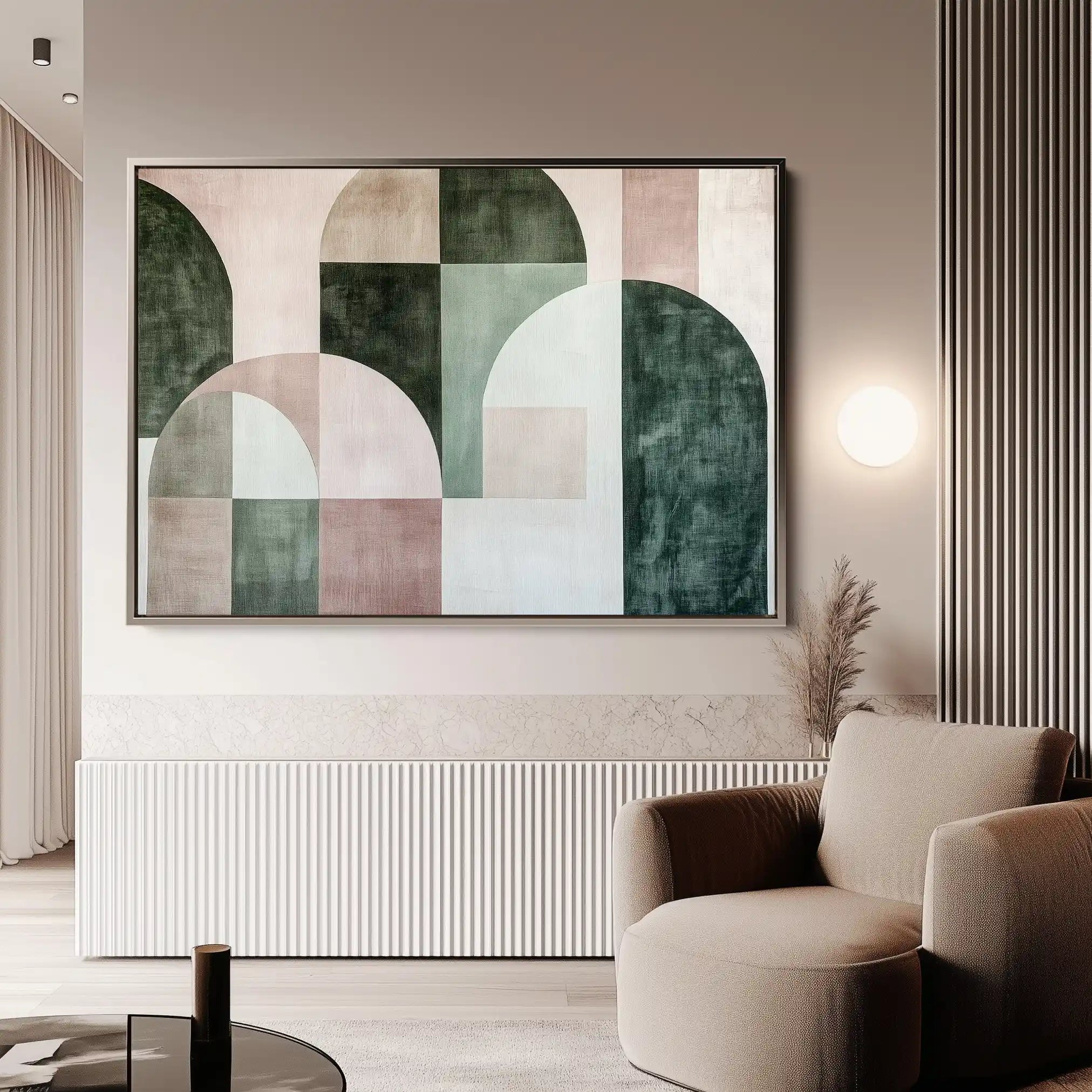 Abstract 610 Canvas Art 60 x 40 cm / Stretched on hidden frame