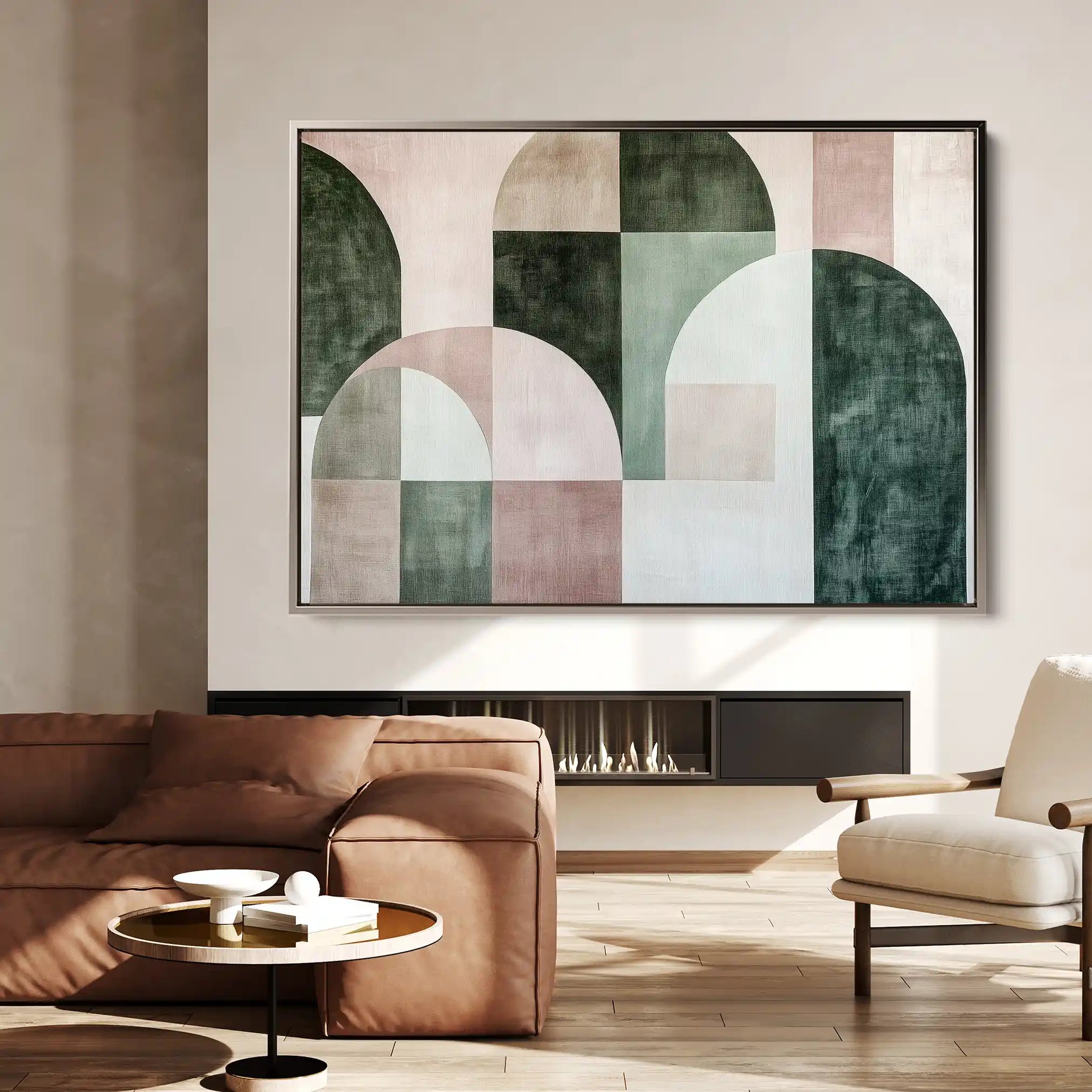 Abstract 610 Canvas Art 60 x 40 cm / Stretched on hidden frame