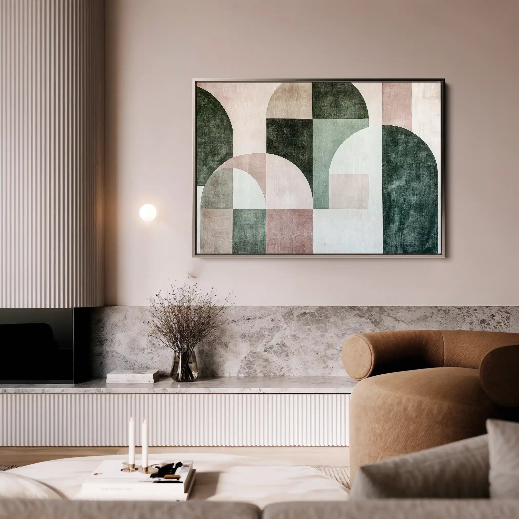Abstract 610 Canvas Art 60 x 40 cm / Stretched on hidden frame