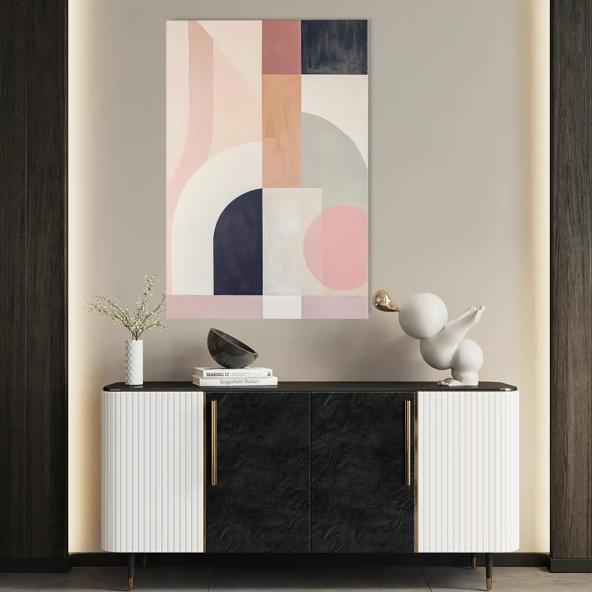 Abstract 612 Canvas Art 60 x 40 cm / Stretched on hidden frame