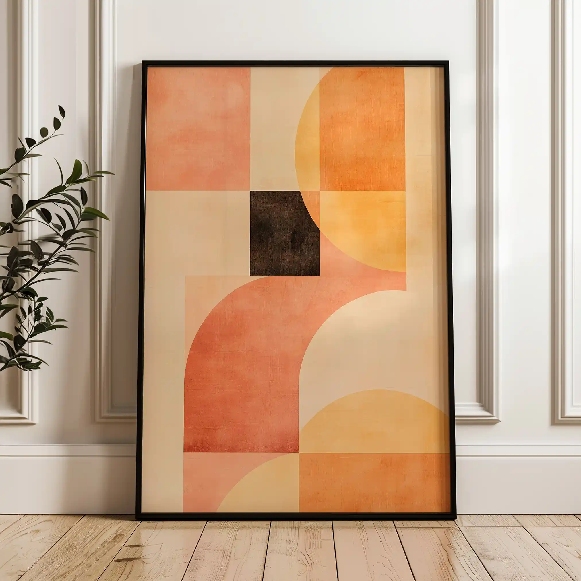 Abstract 614 Canvas Art 60 x 40 cm / Stretched on hidden frame
