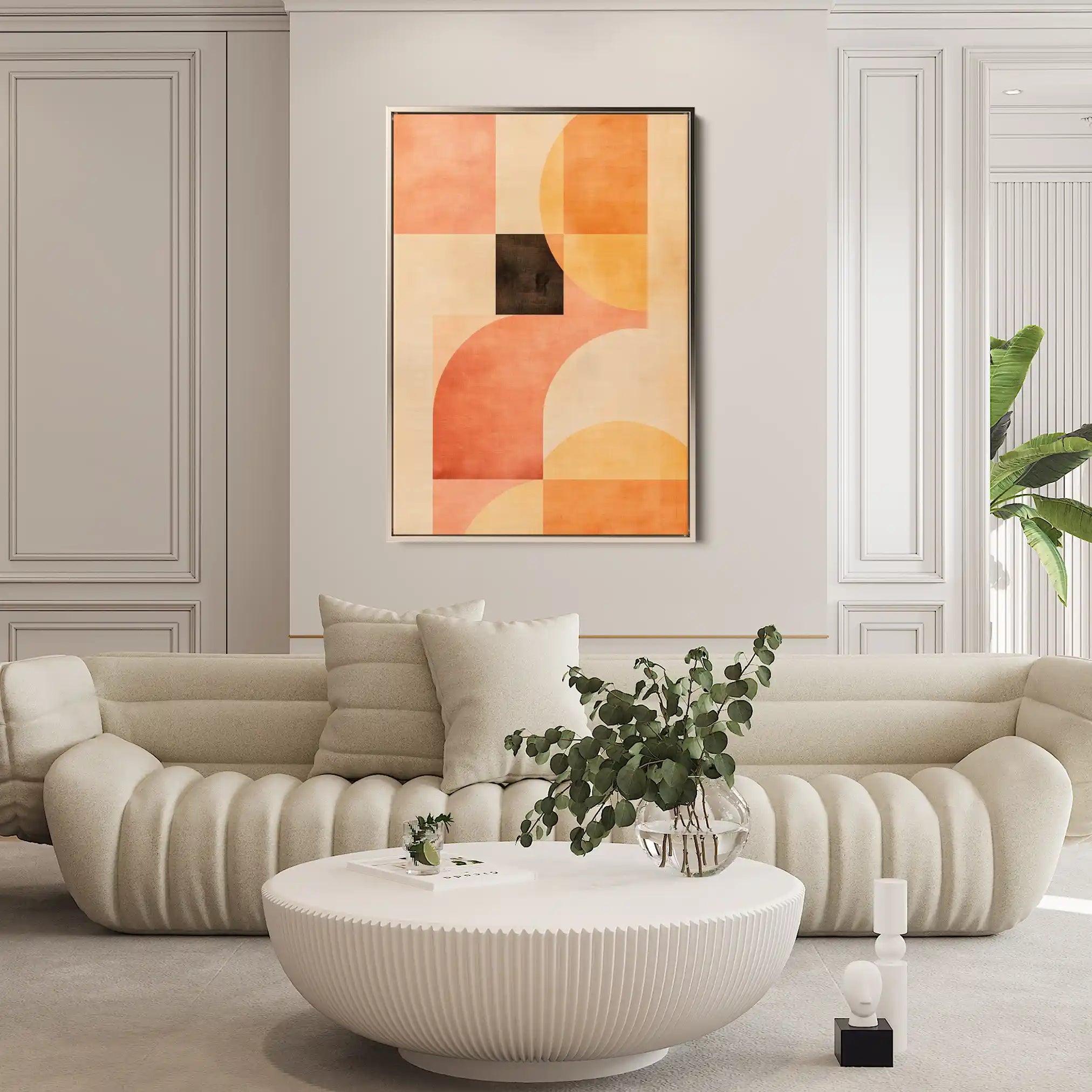 Abstract 614 Canvas Art 60 x 40 cm / Stretched on hidden frame