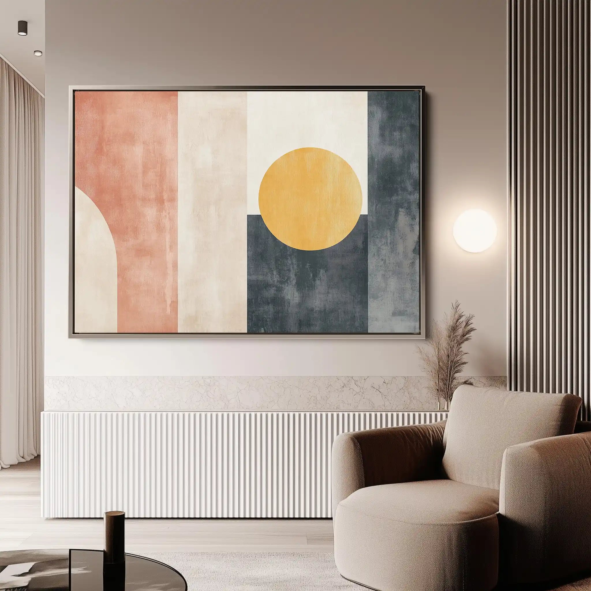 Abstract 616 Canvas Art 60 x 40 cm / Stretched on hidden frame