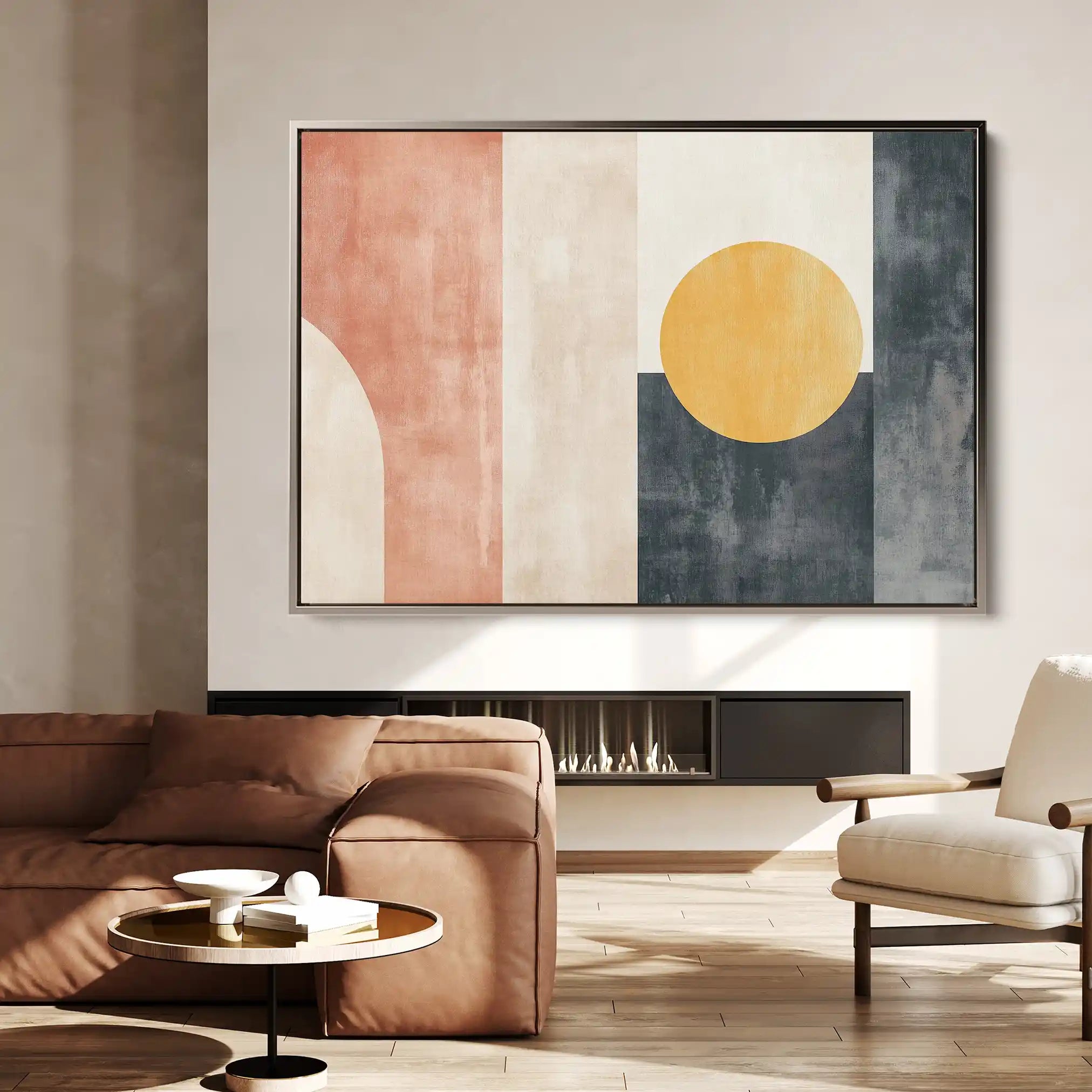 Abstract 616 Canvas Art 60 x 40 cm / Stretched on hidden frame