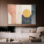Abstract 616 Canvas Art 60 x 40 cm / Stretched on hidden frame