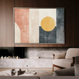 Abstract 616 Canvas Art 60 x 40 cm / Stretched on hidden frame