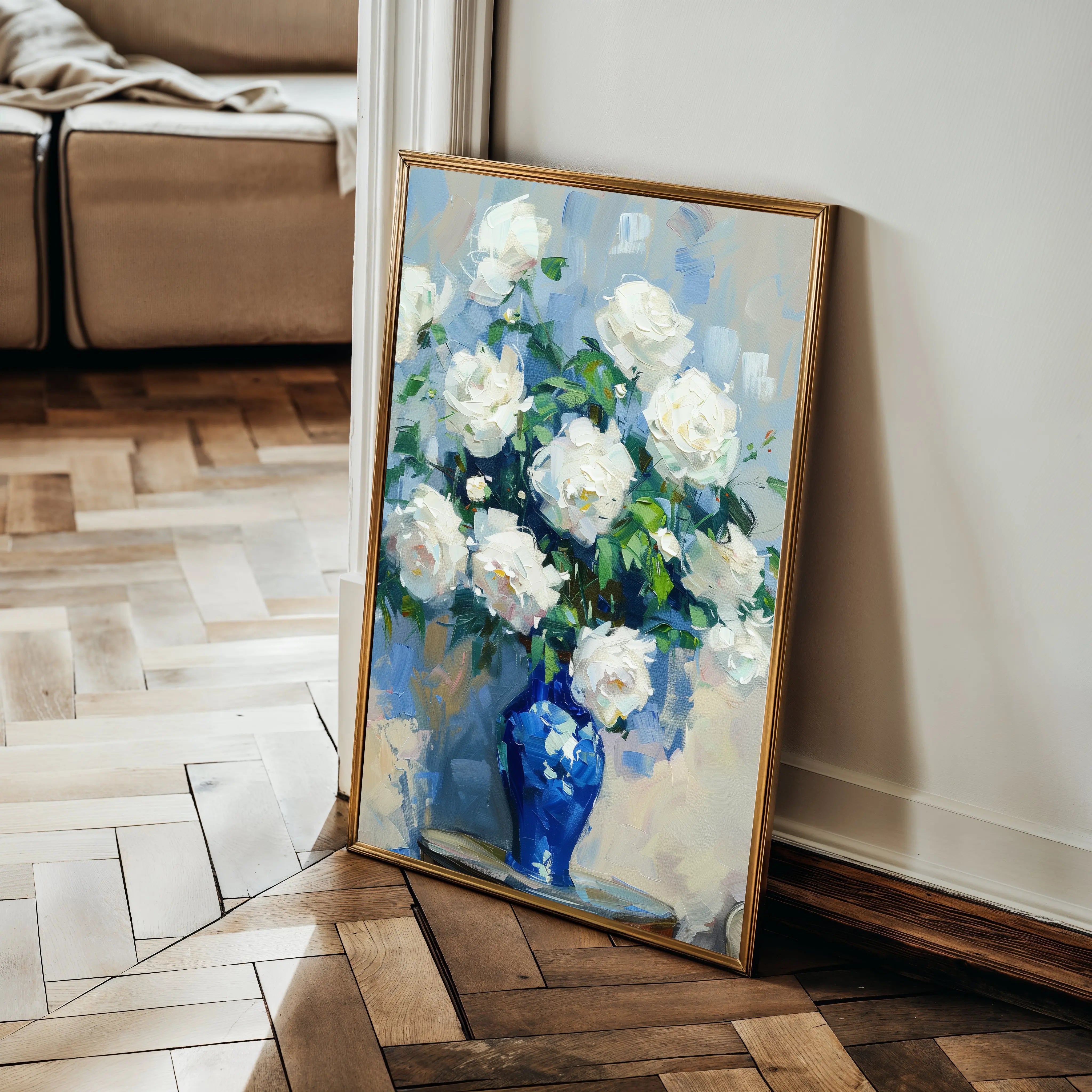 Floral Canvas Wall Art WAD616-F 90 x 60 cm / Stretched on hidden frame