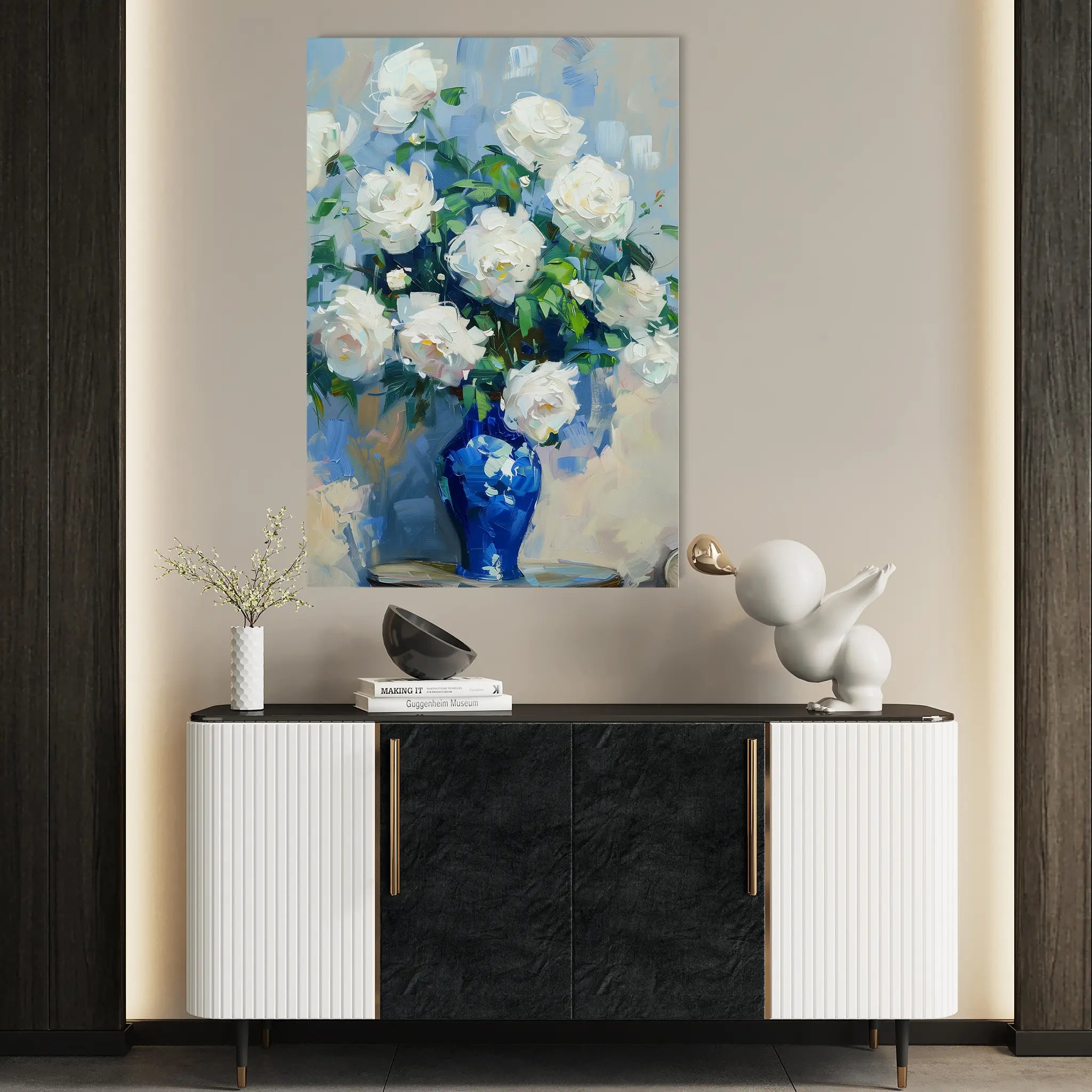 Floral Canvas Wall Art WAD616-F 90 x 60 cm / Stretched on hidden frame