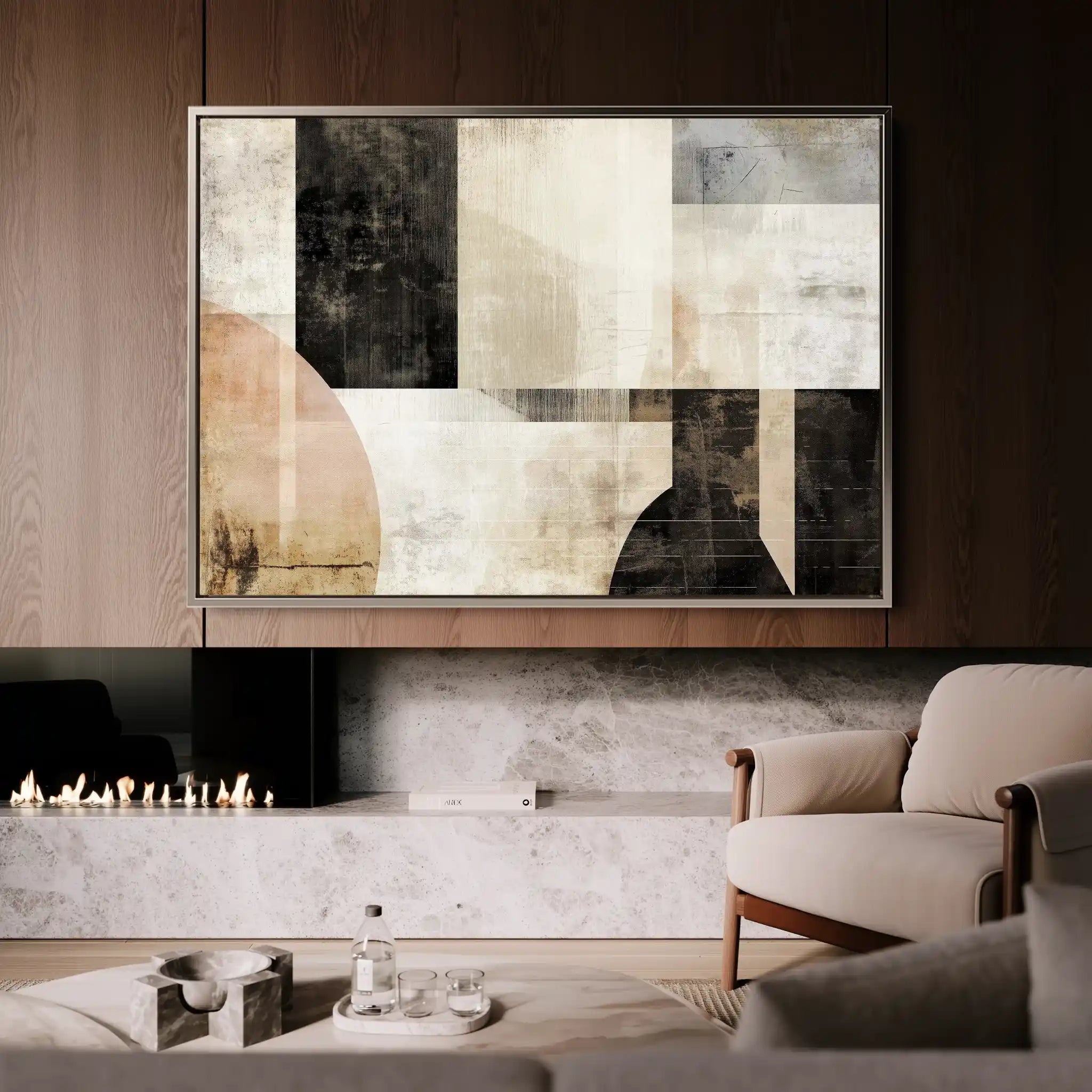 Abstract 617 Canvas Art 60 x 40 cm / Stretched on hidden frame
