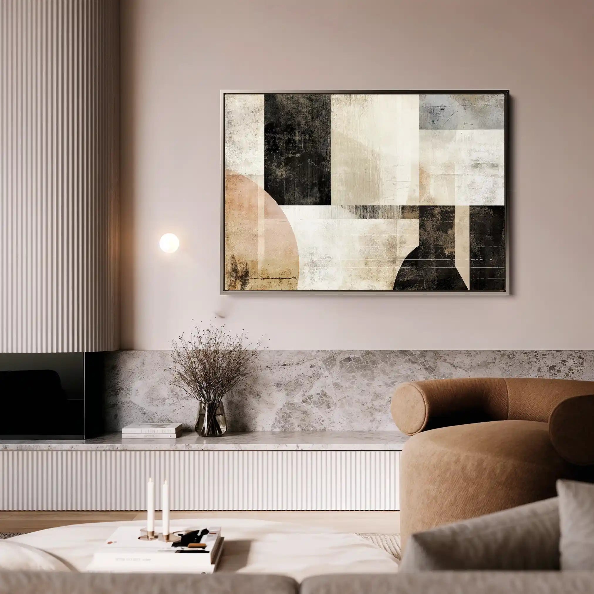 Abstract 617 Canvas Art 60 x 40 cm / Stretched on hidden frame