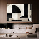 Abstract 619 Canvas Art 60 x 40 cm / Stretched on hidden frame