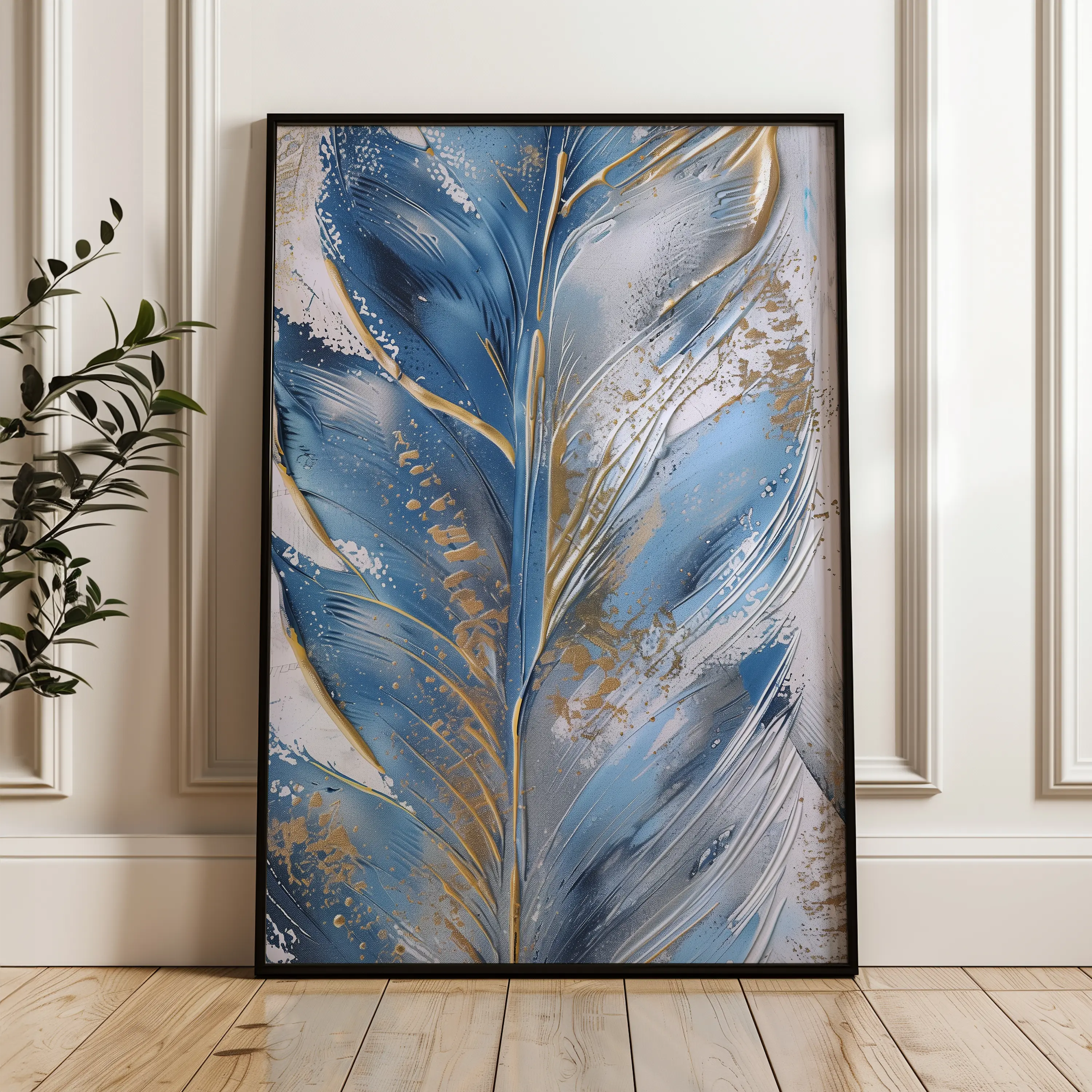 Floral Canvas Wall Art WAD622-F 90 x 60 cm / Stretched on hidden frame