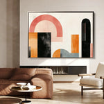 Abstract 624 Canvas Art 60 x 40 cm / Stretched on hidden frame