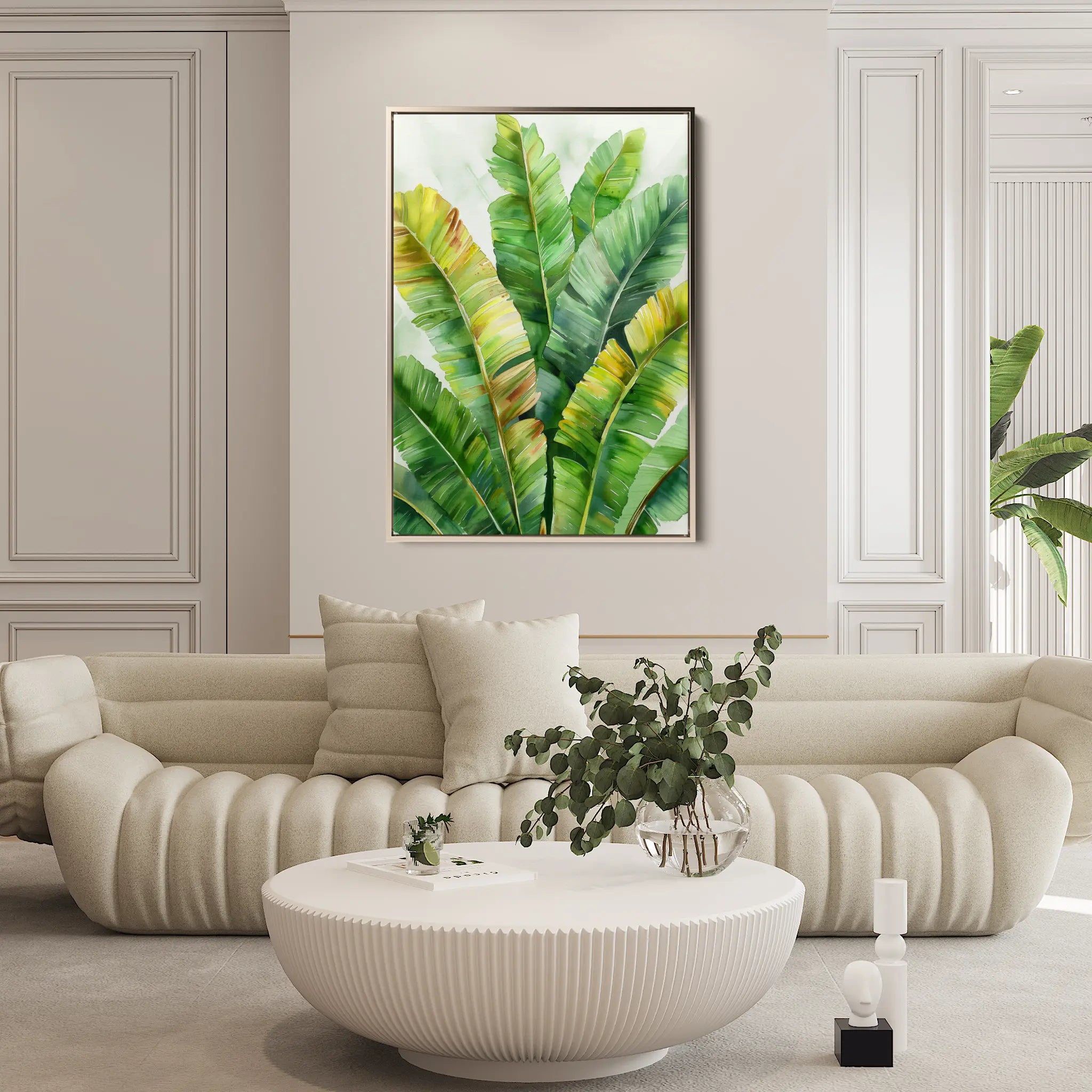 Floral Canvas Wall Art WAD624-F 90 x 60 cm / Stretched on hidden frame