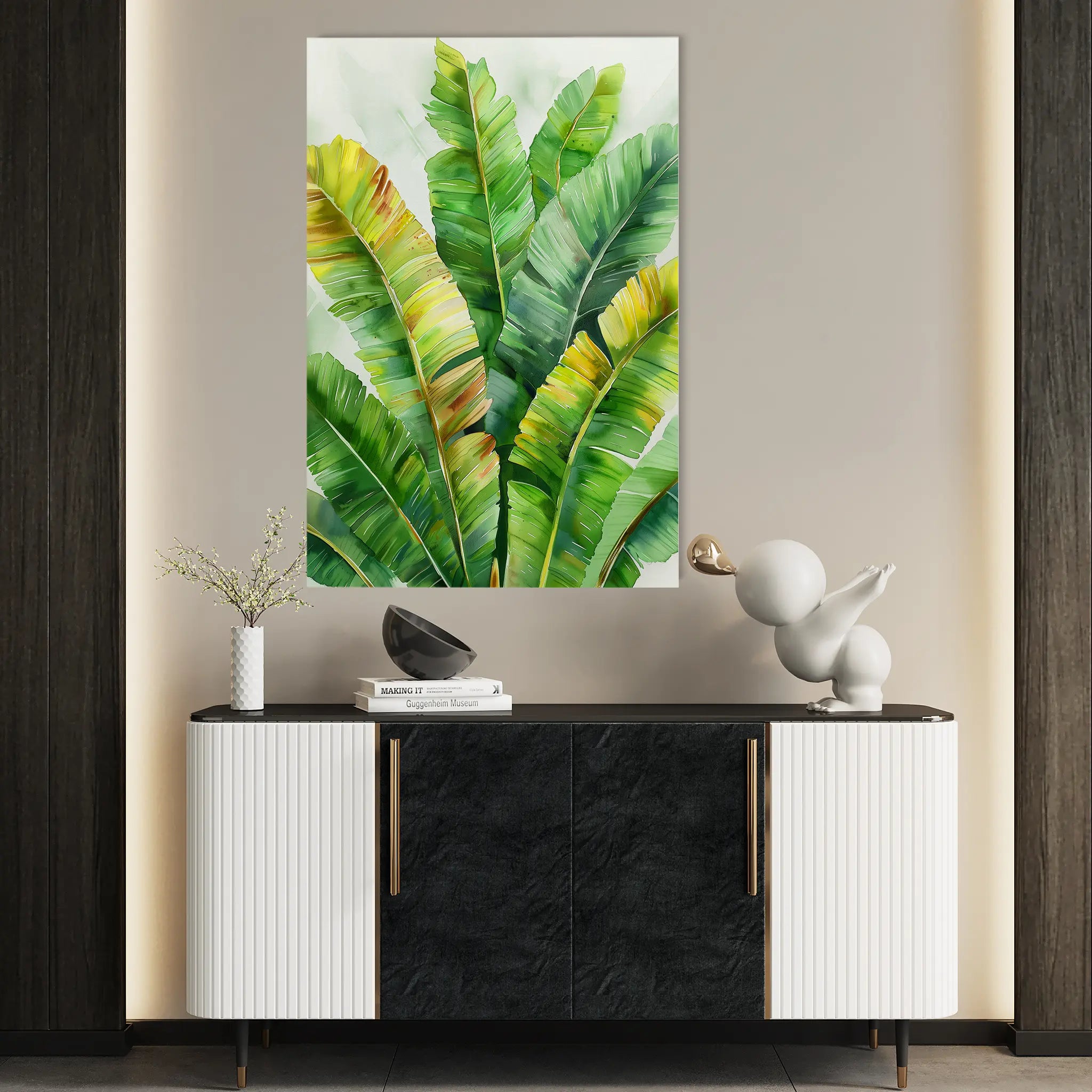 Floral Canvas Wall Art WAD624-F 90 x 60 cm / Stretched on hidden frame