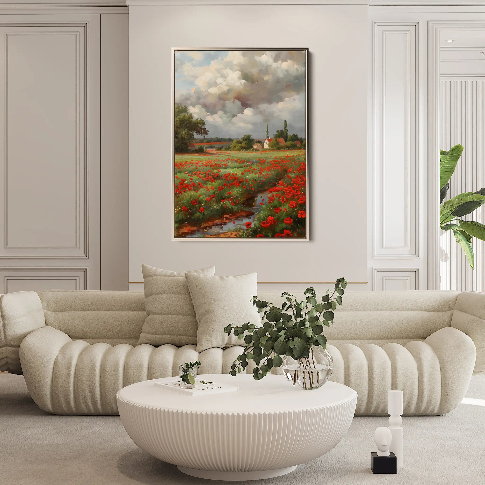 Floral Canvas Wall Art WAD625-F 90 x 60 cm / Stretched on hidden frame