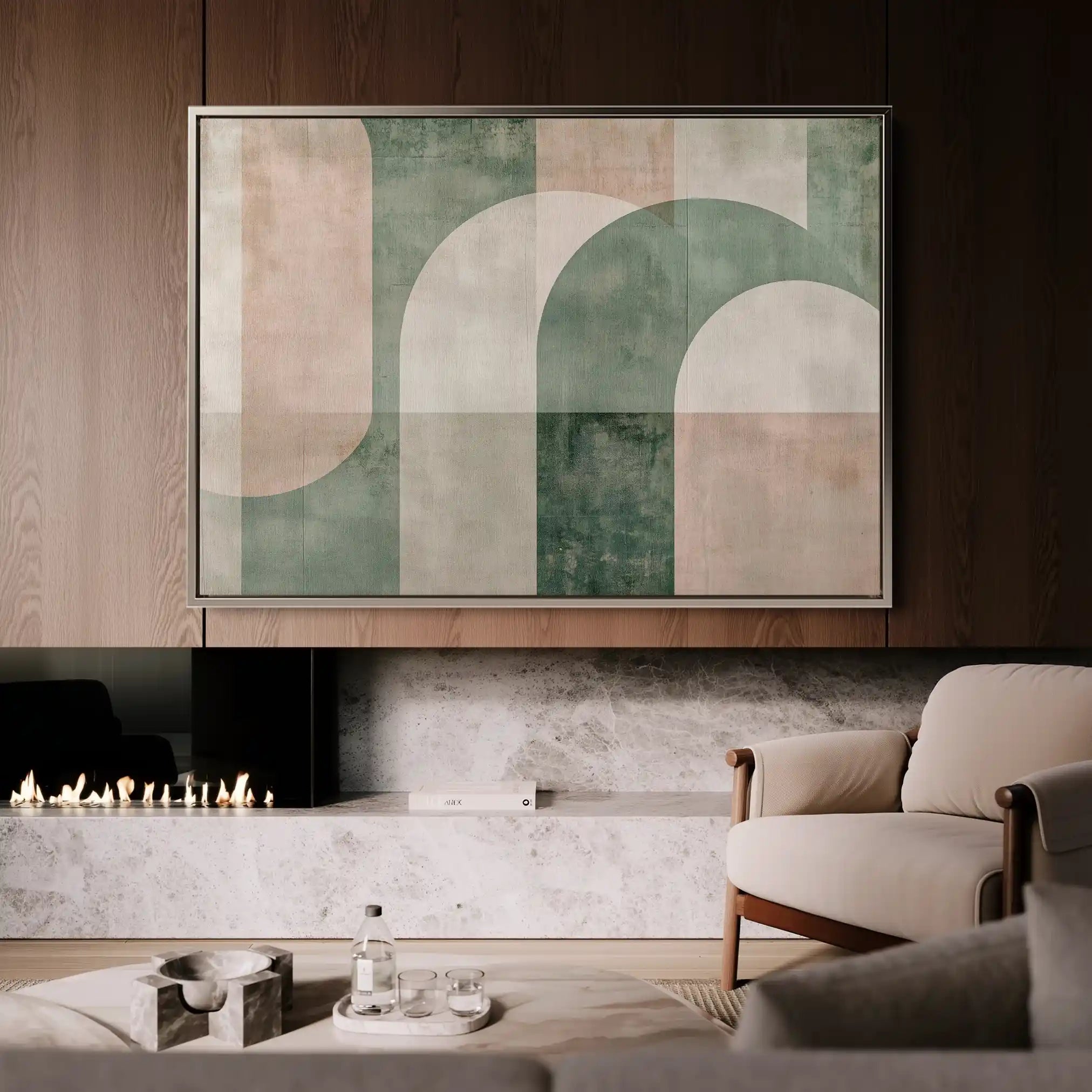 Abstract 626 Canvas Art 60 x 40 cm / Stretched on hidden frame