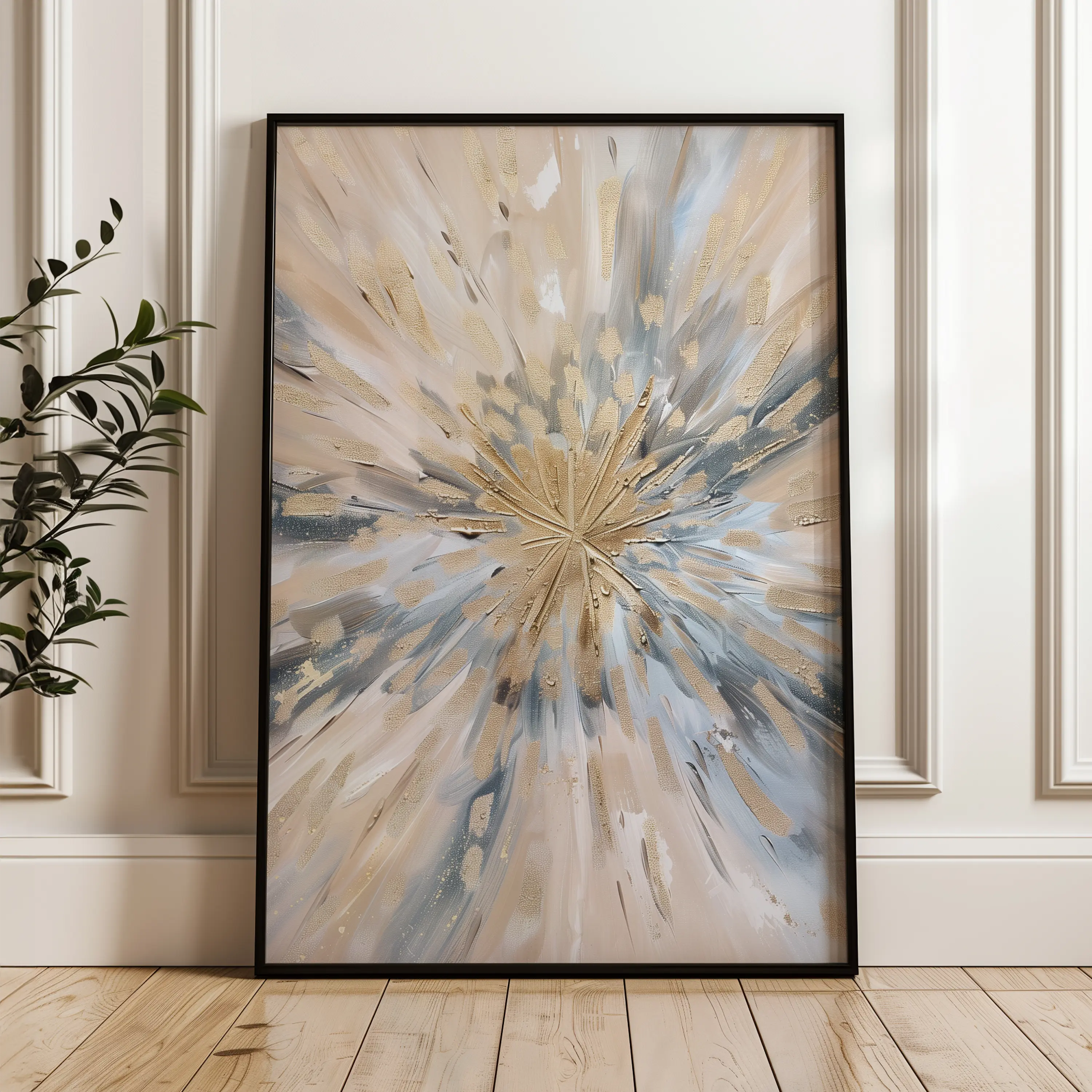 Floral Canvas Wall Art WAD627-F 90 x 60 cm / Stretched on hidden frame