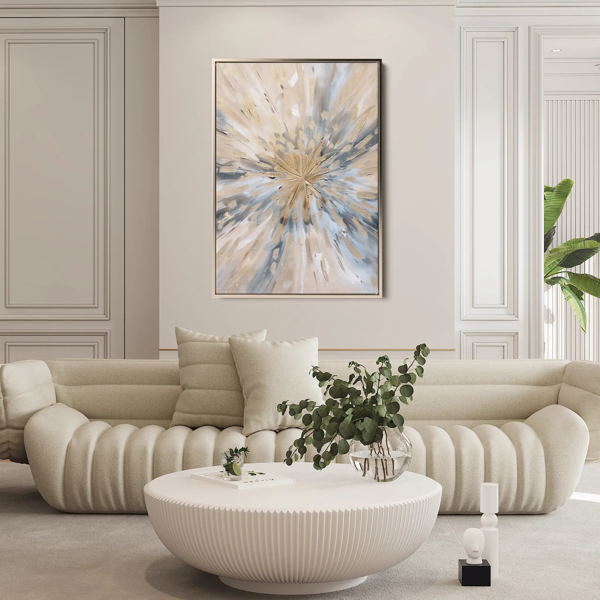 Floral Canvas Wall Art WAD627-F 90 x 60 cm / Stretched on hidden frame