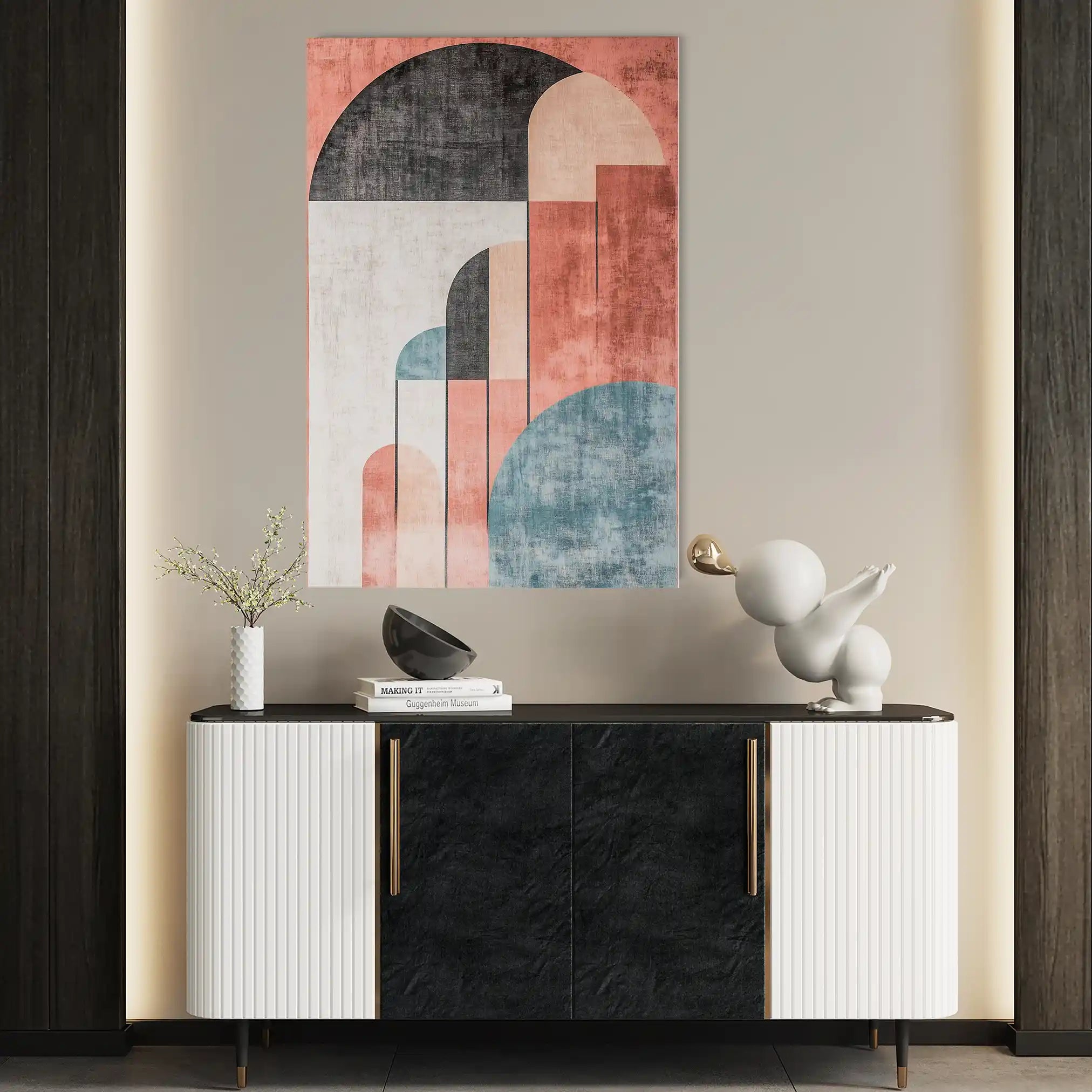 Abstract 629 Canvas Art 60 x 40 cm / Stretched on hidden frame