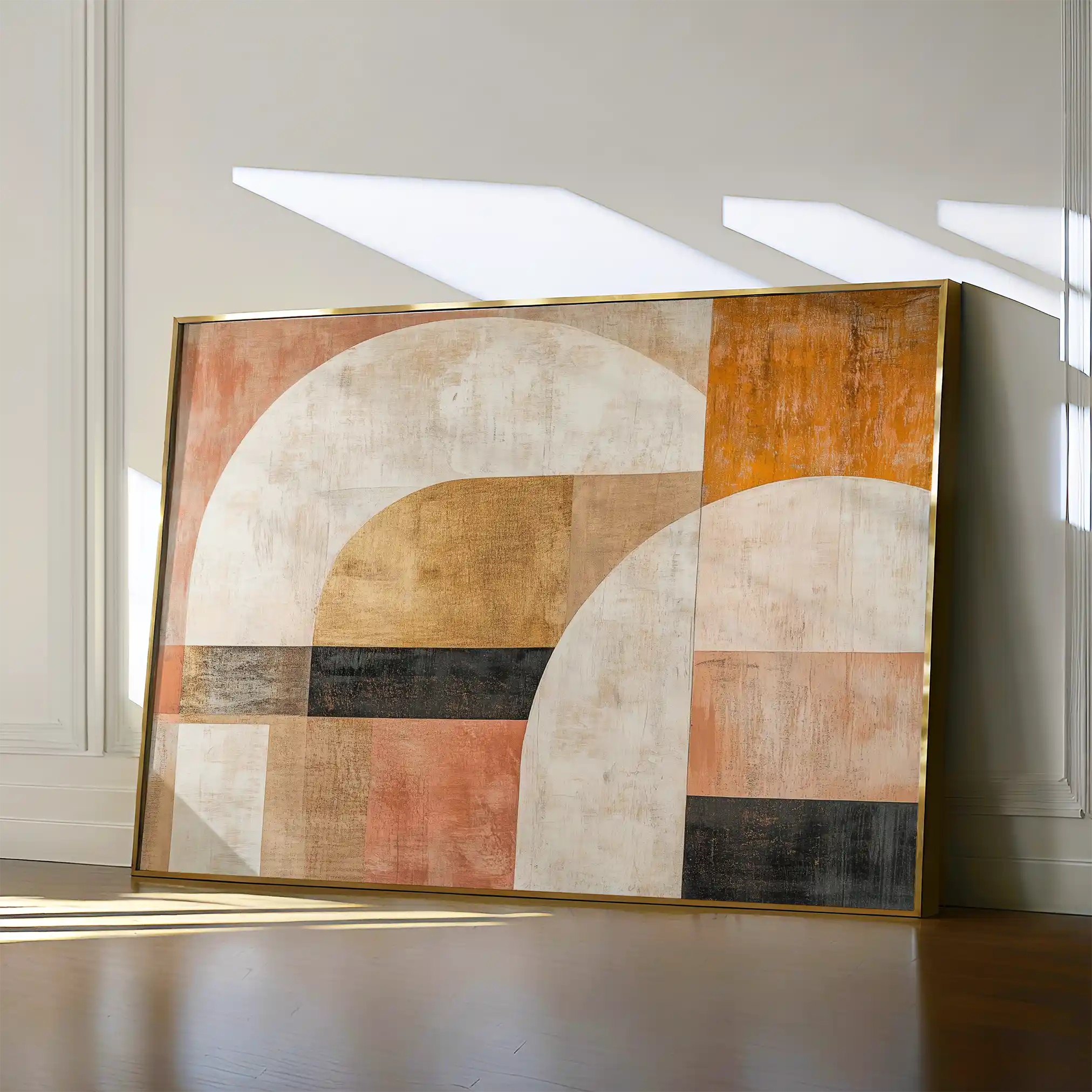 Abstract Canvas Wall Art WAD630-A 90 x 60 cm / Stretched on hidden frame