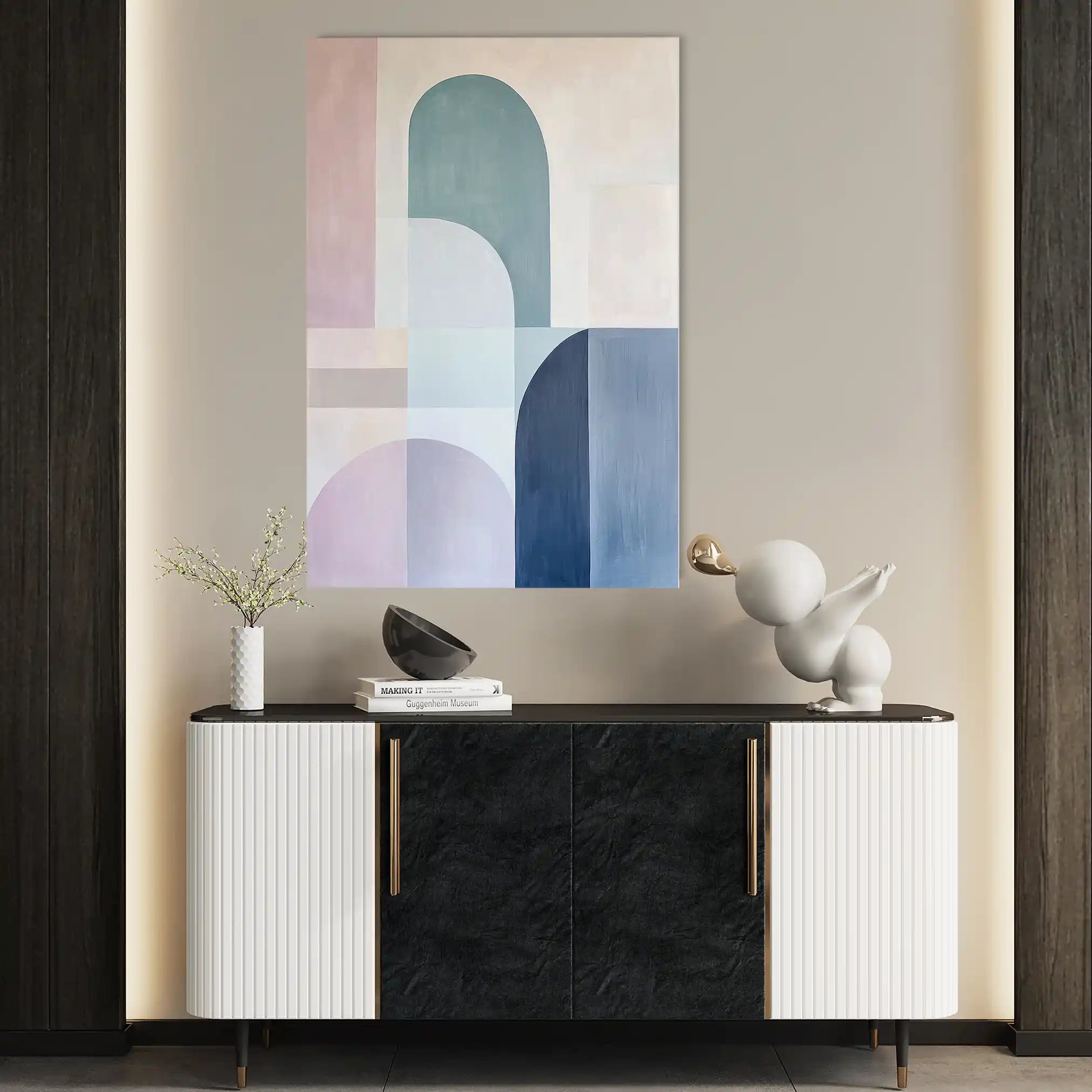 Abstract 631 Canvas Art 60 x 40 cm / Stretched on hidden frame