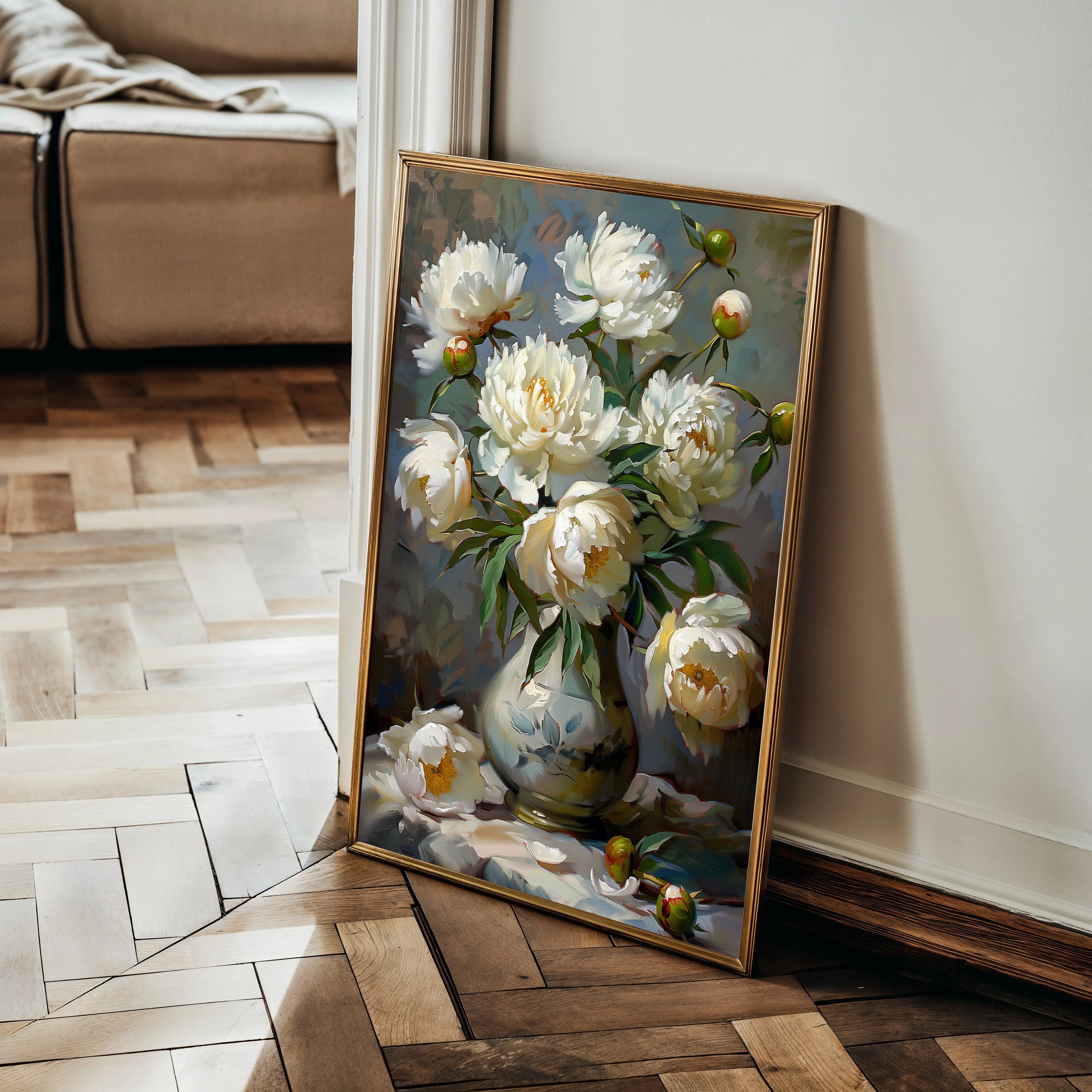 Floral Canvas Wall Art WAD631-F 90 x 60 cm / Stretched on hidden frame